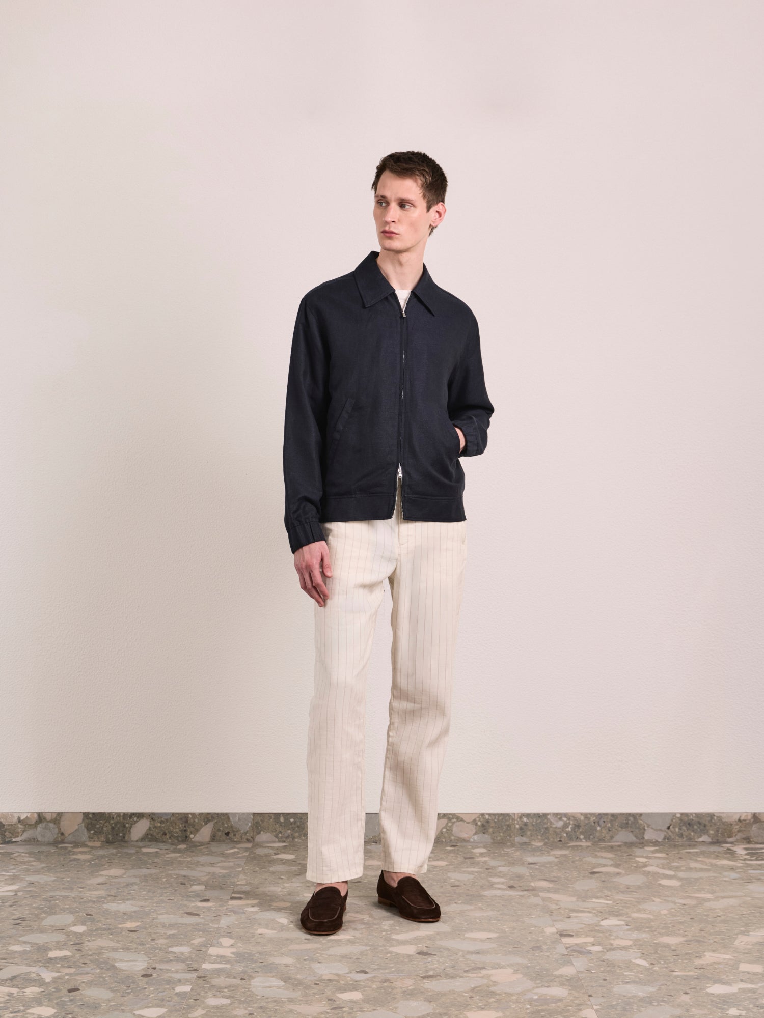 TOMAS LINEN-COTTON JACKET