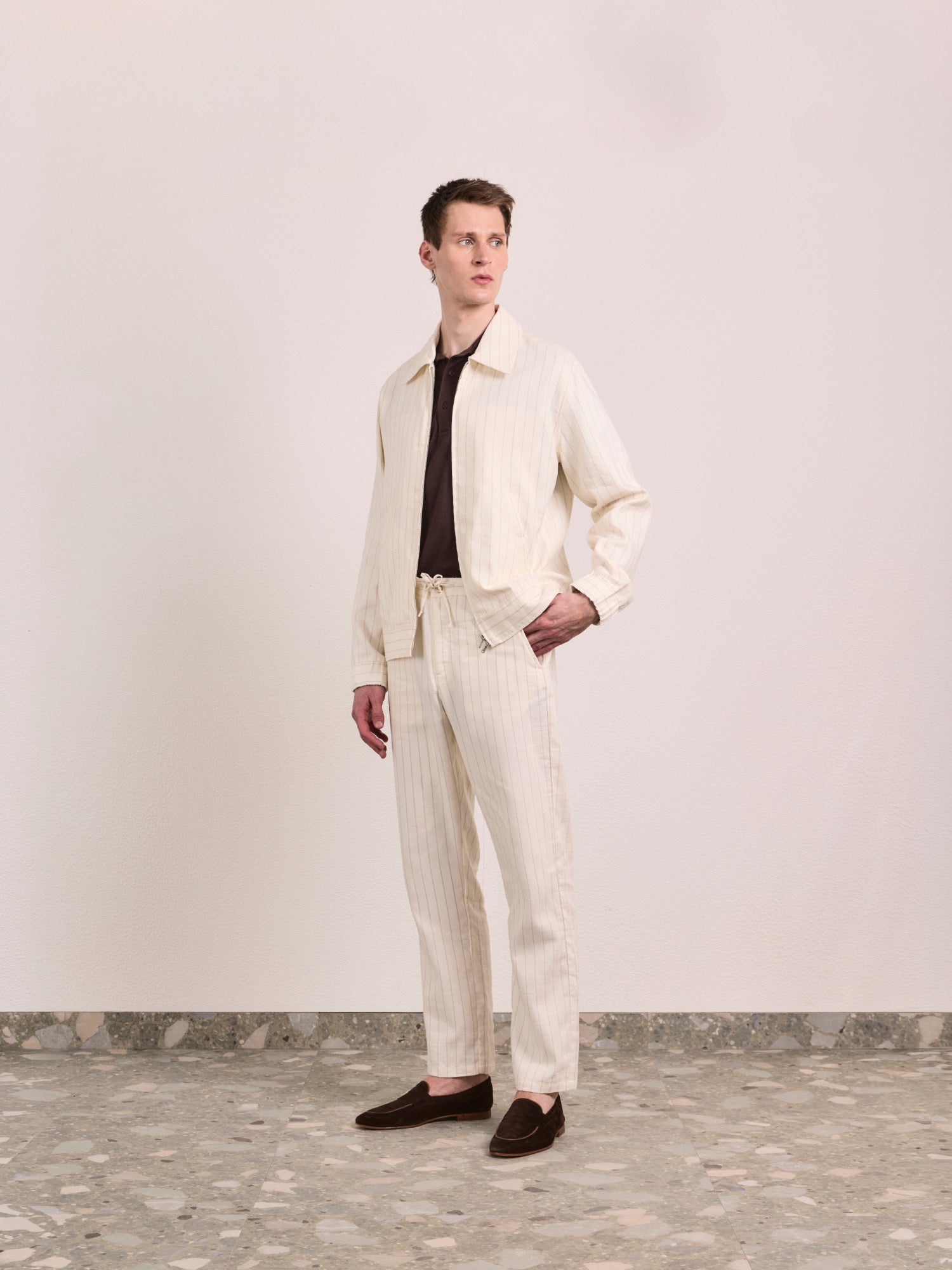 TOMAS LINEN-COTTON JACKET