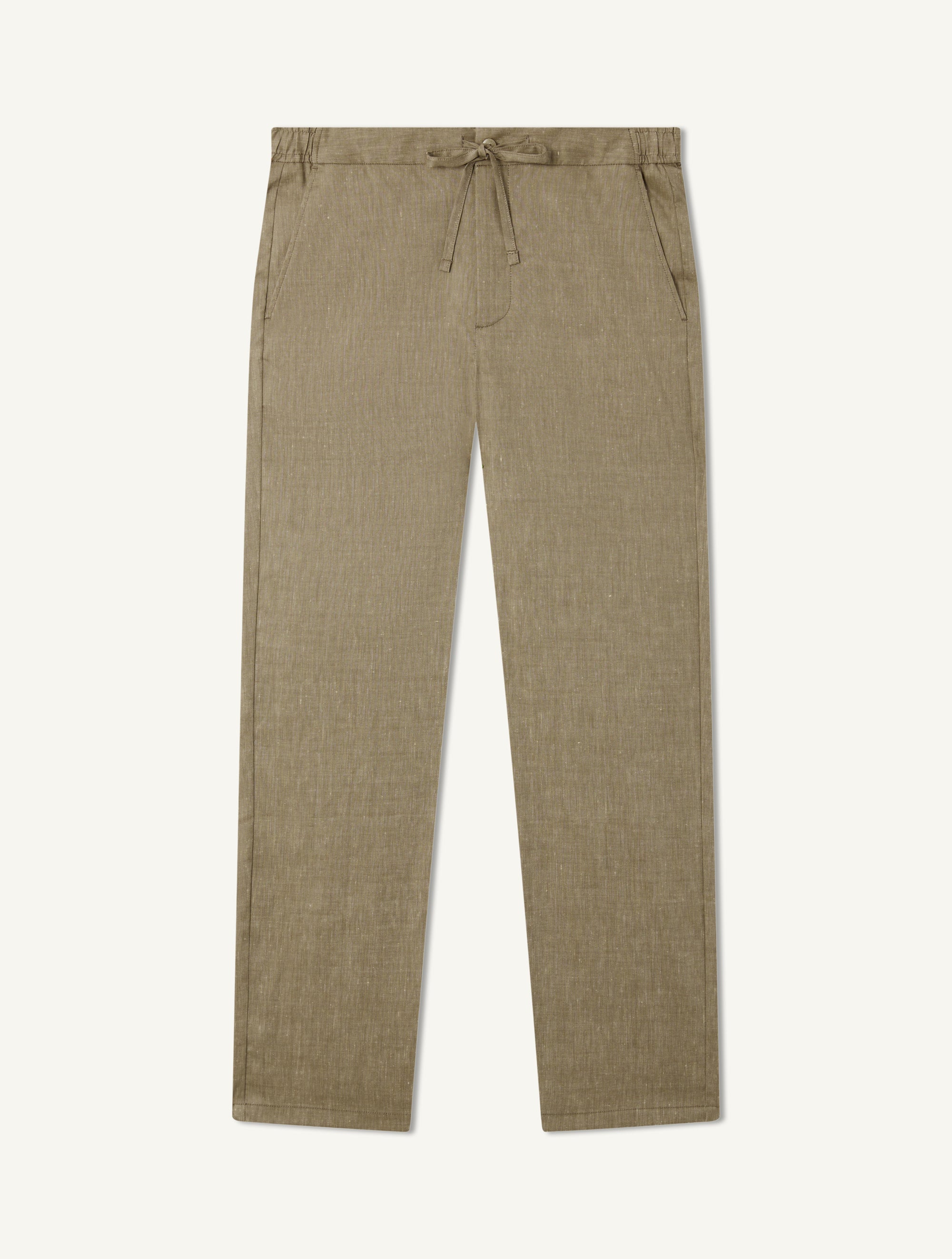 MENDES LINEN-WOOL TROUSERS