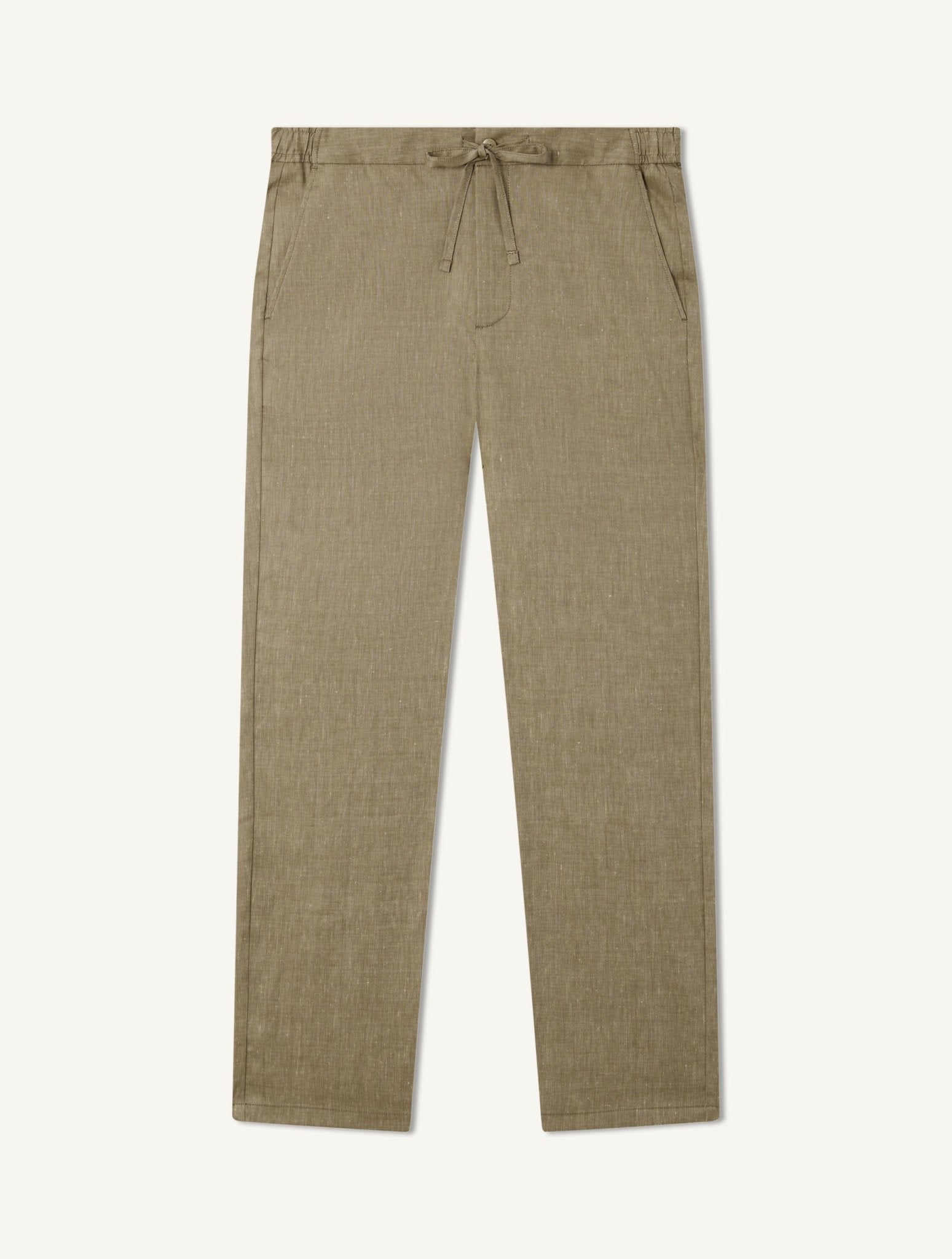 MENDES LINEN-WOOL TROUSERS