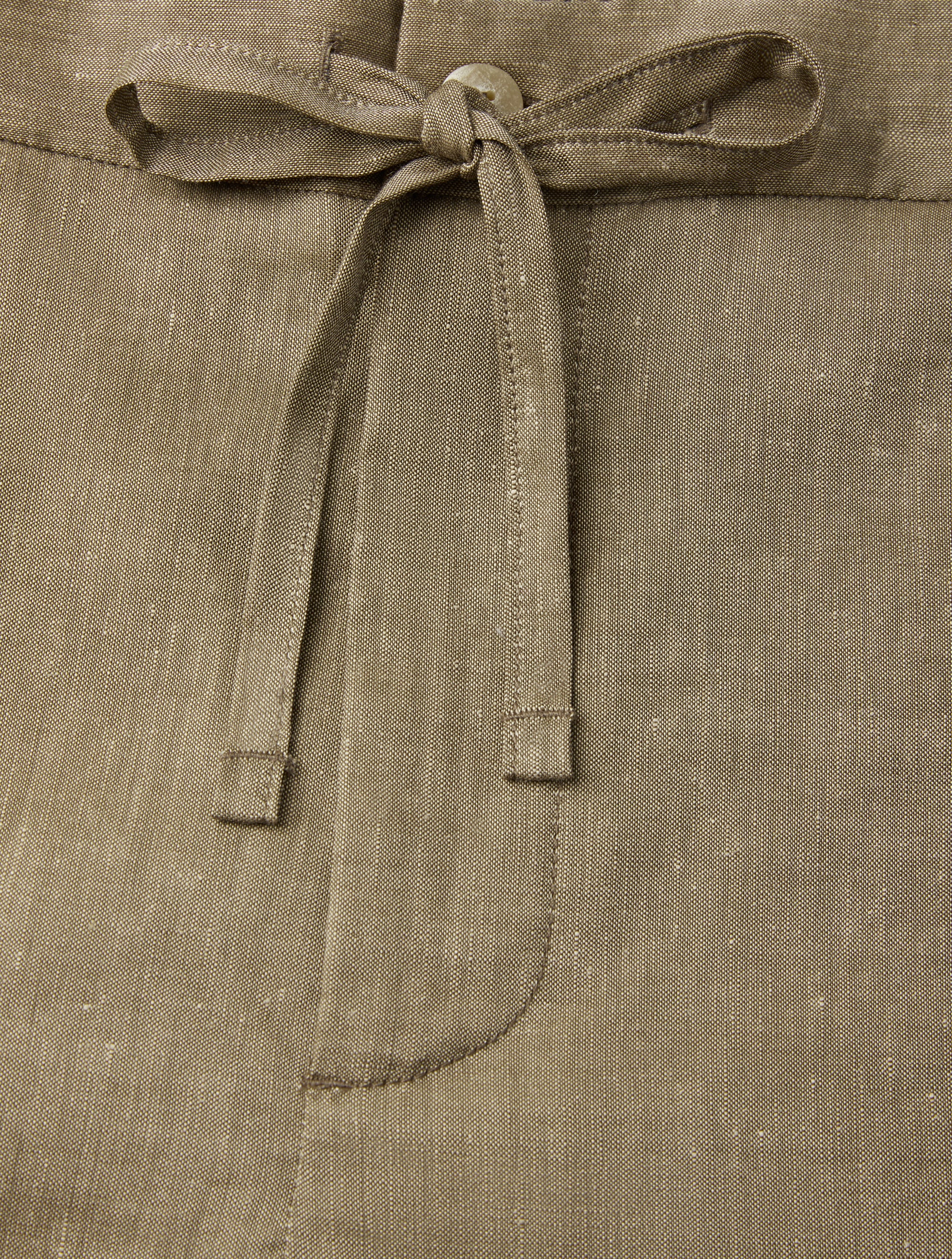 MENDES LINEN-WOOL TROUSERS
