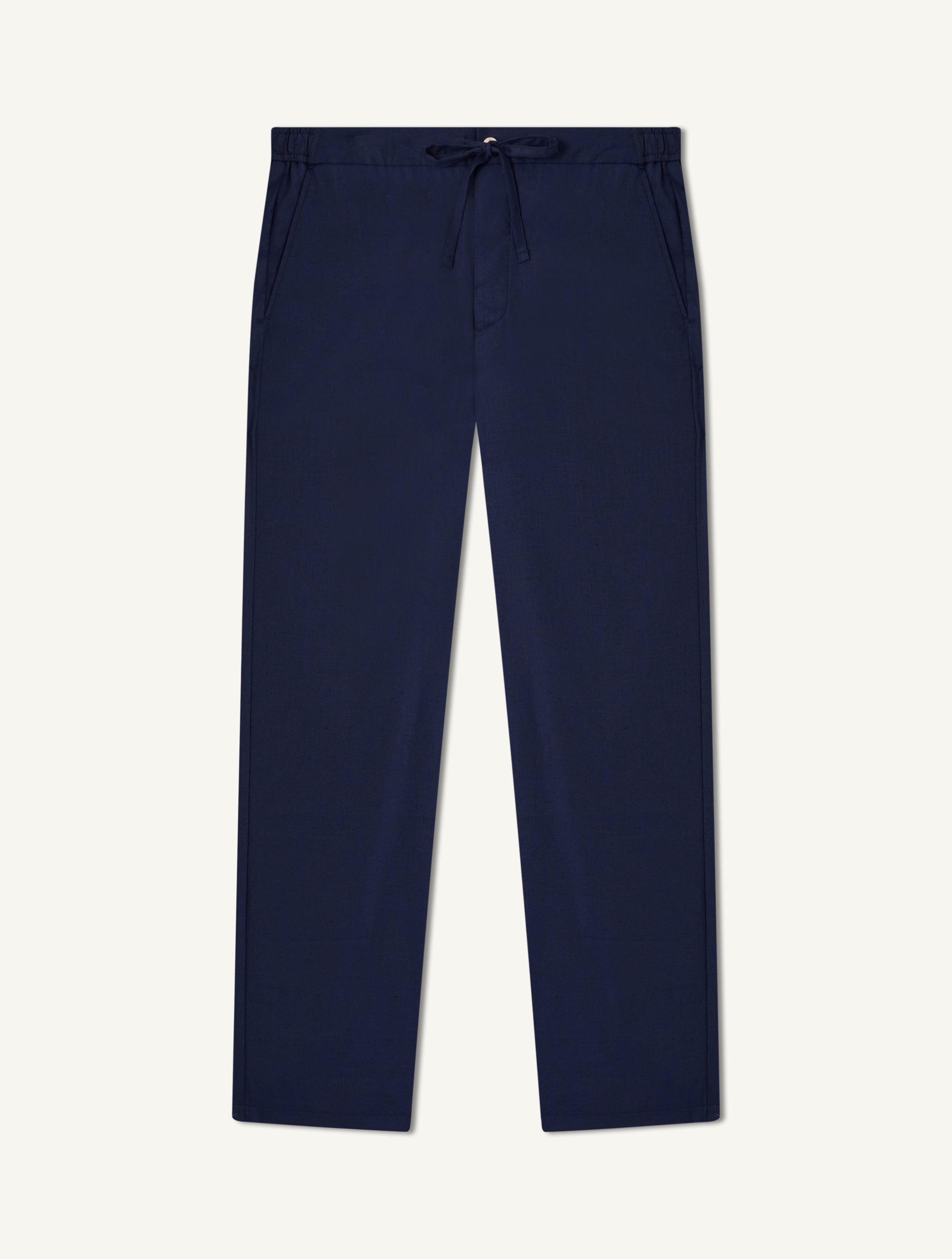 MENDES LINEN-WOOL TROUSERS