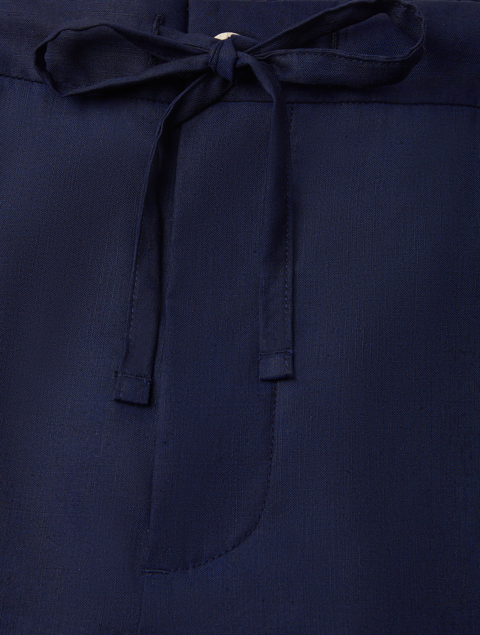 MENDES LINEN-WOOL TROUSERS