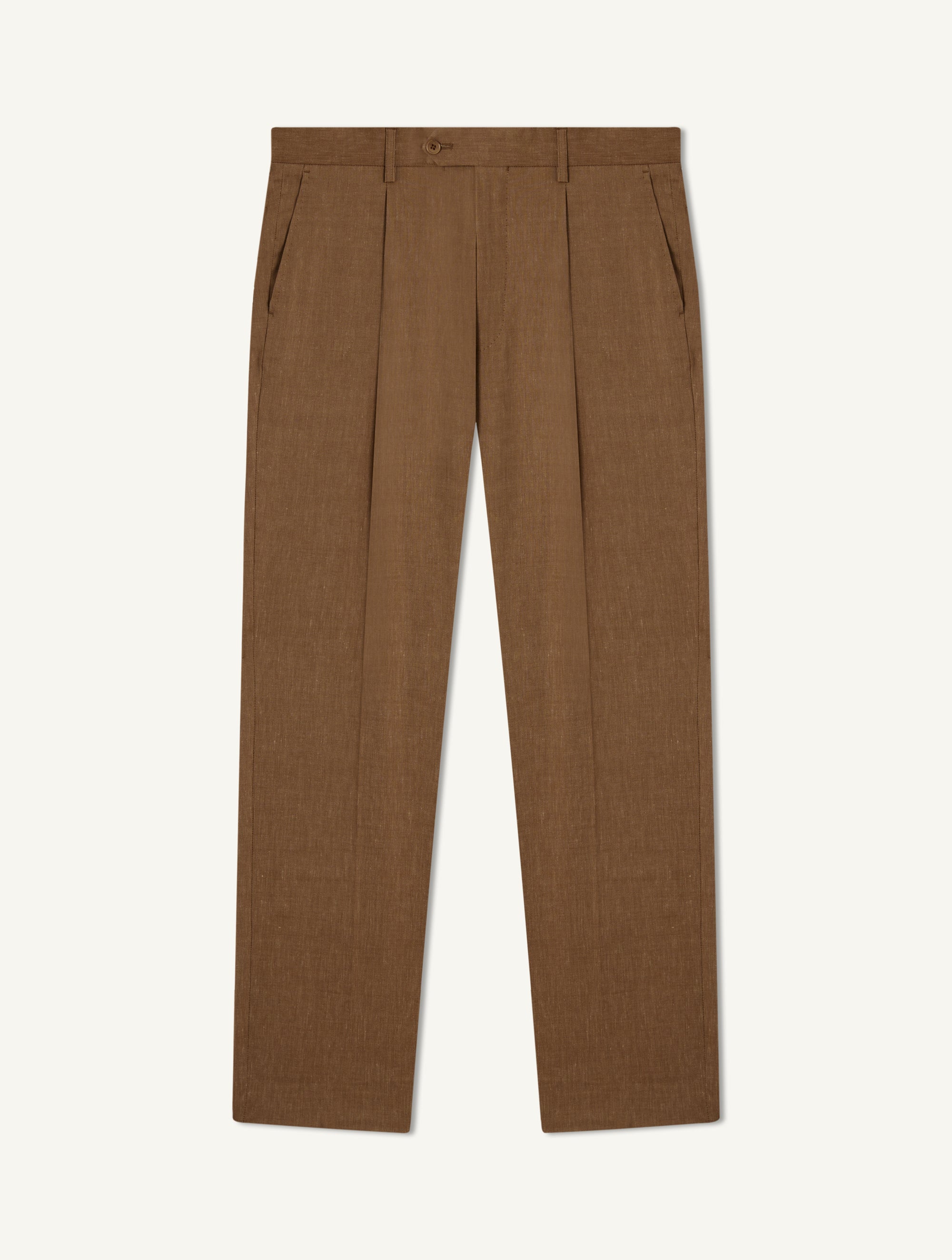 AFFONSO LINEN-WOOL TROUSERS