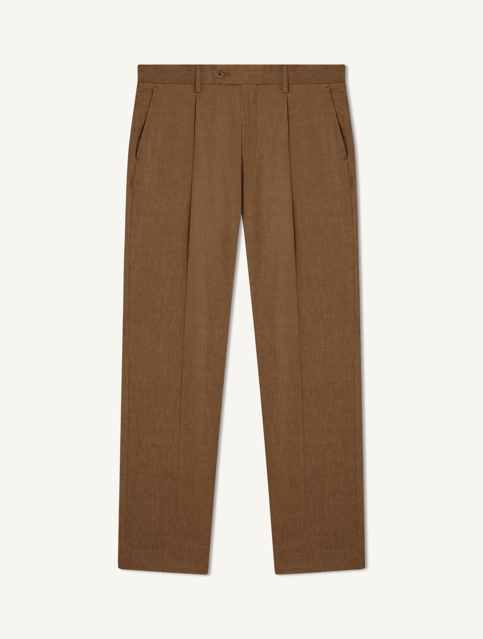 AFFONSO LINEN-WOOL TROUSERS - Frescobol Carioca