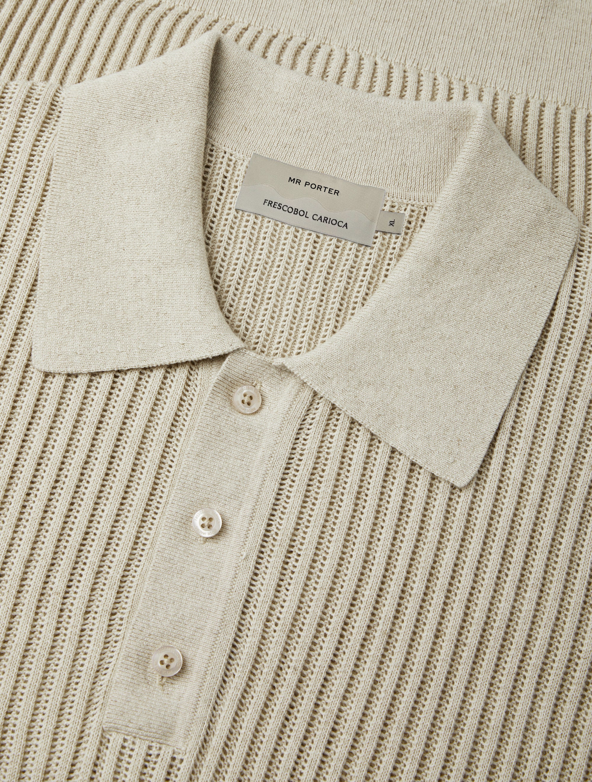 VIDAL COTTON-LINEN POLO