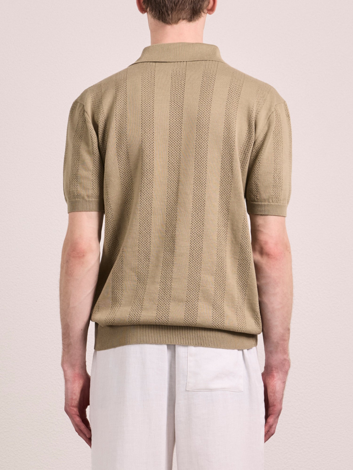 VIDAL COTTON JACQUARD POLO