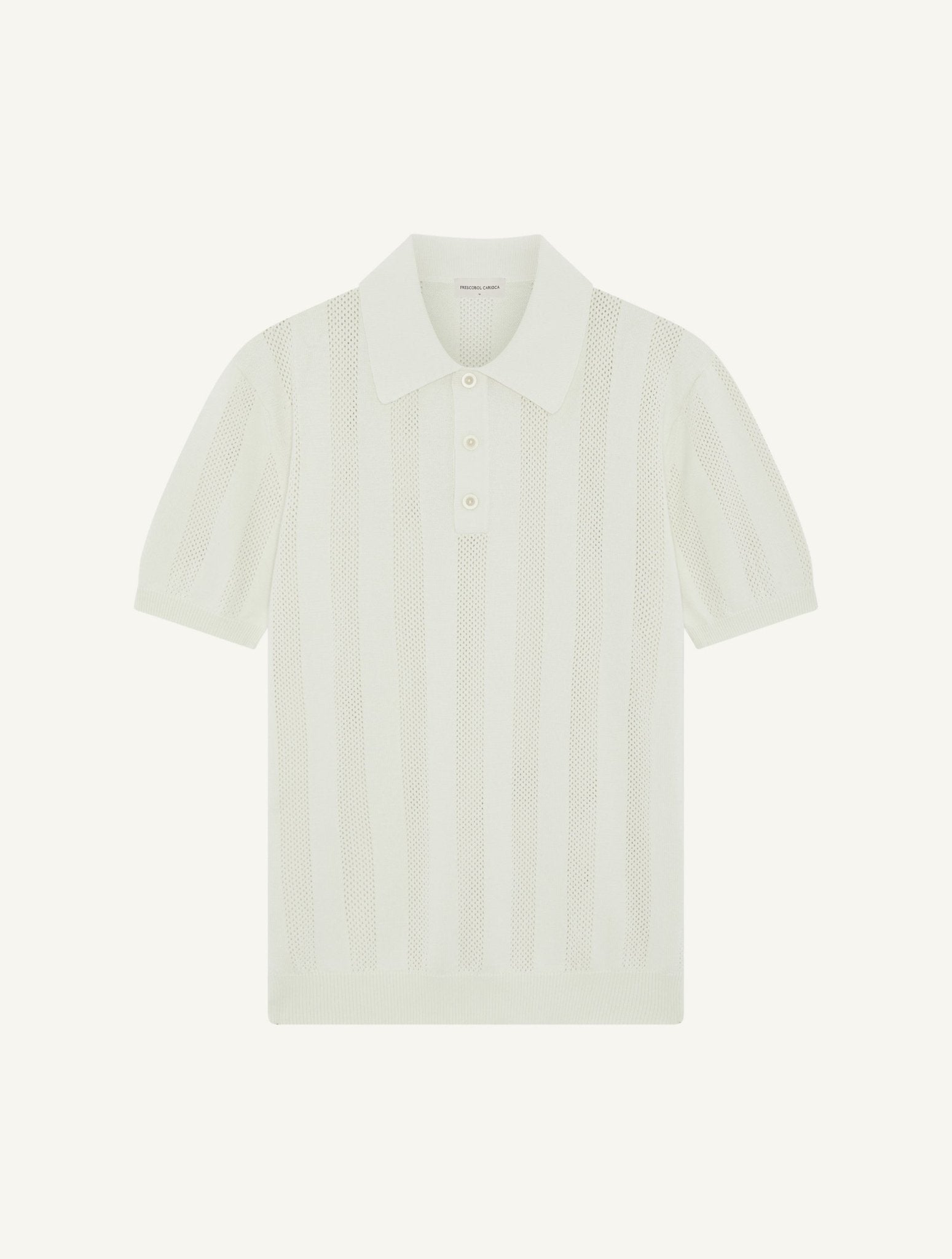 VIDAL COTTON JACQUARD POLO - Frescobol Carioca