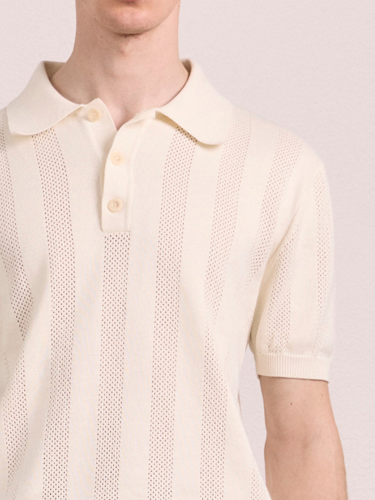 VIDAL COTTON JACQUARD POLO