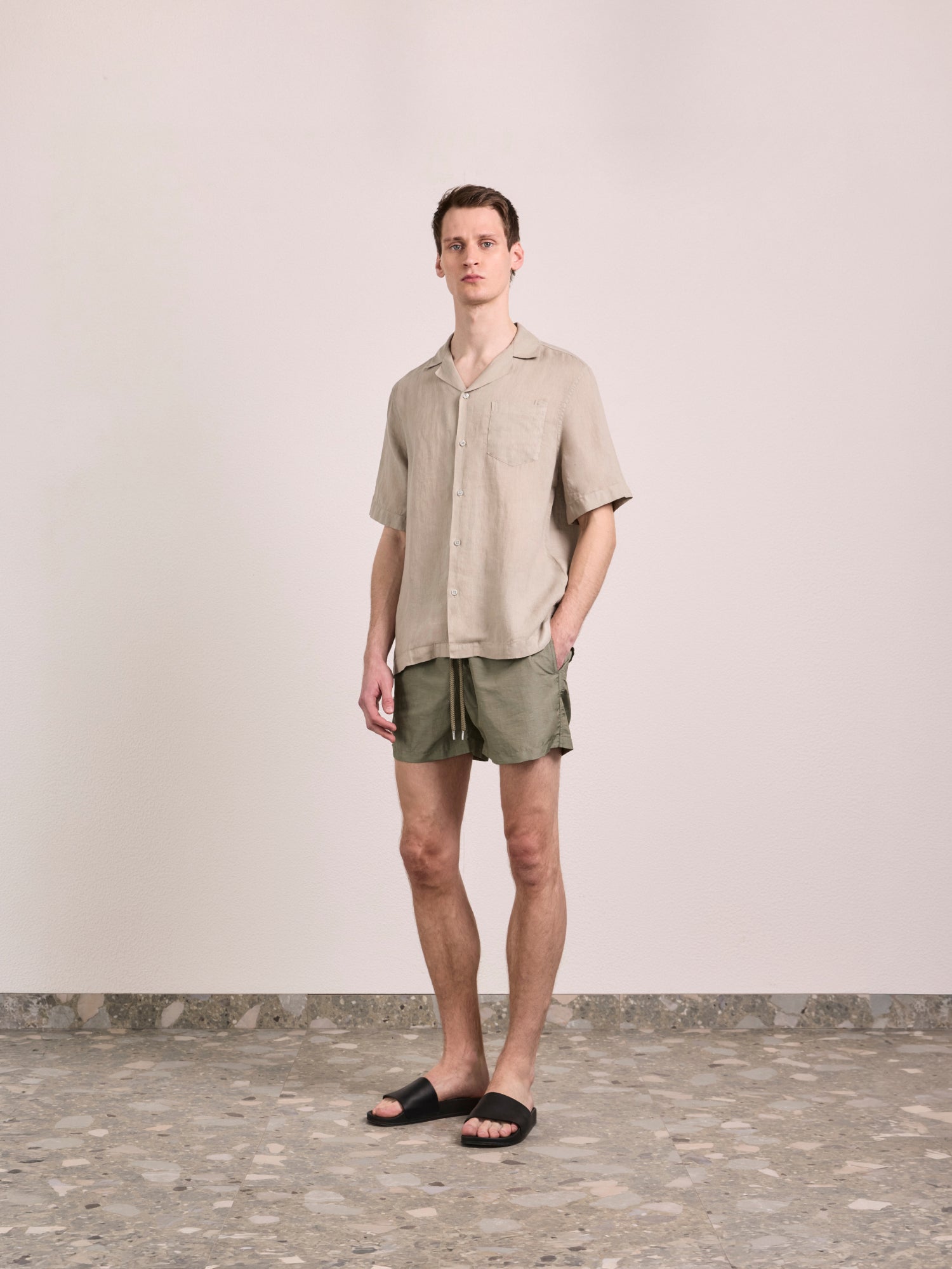 RIO SPORT LINEN-BLEND SWIM