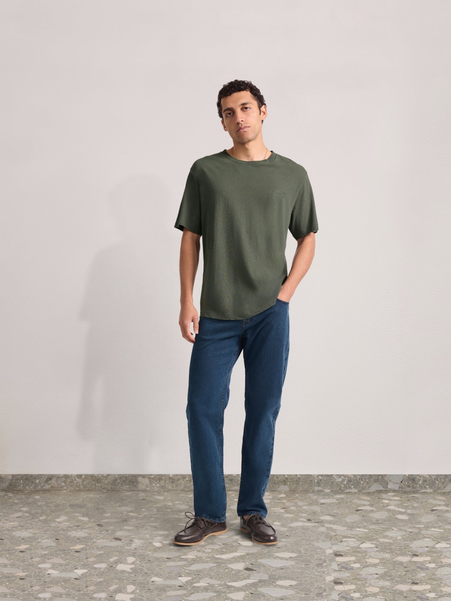 DINIS COTTON-LINEN T-SHIRT