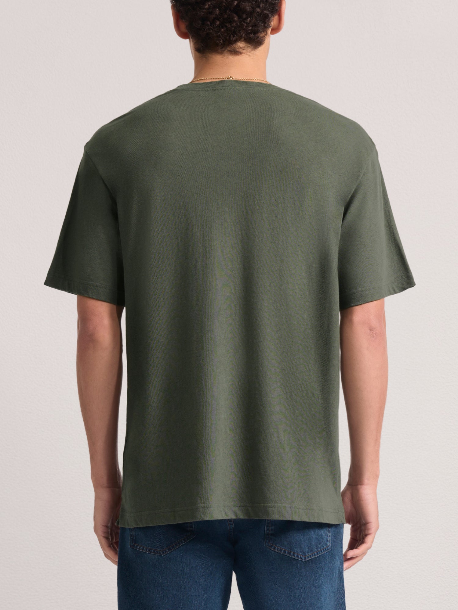 DINIS COTTON-LINEN T-SHIRT