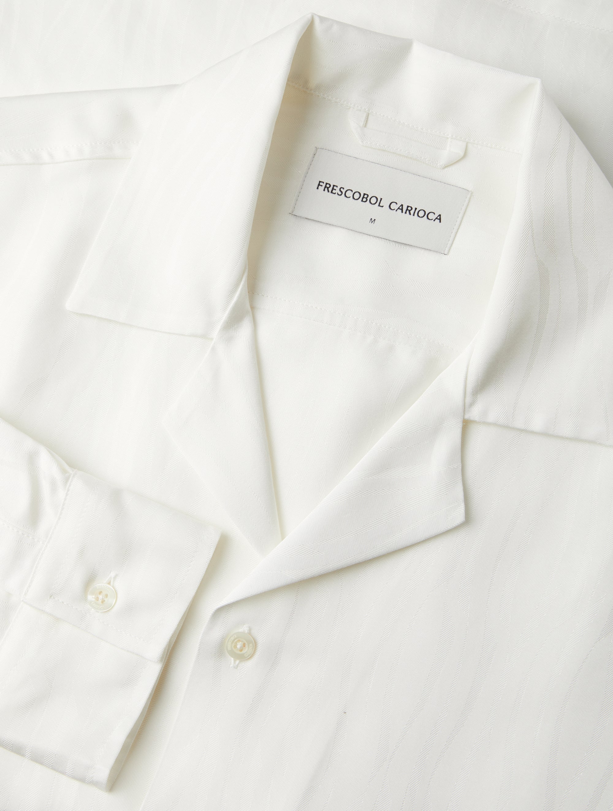 SAFRA JACQUARD LYOCELL-BLEND SHIRT
