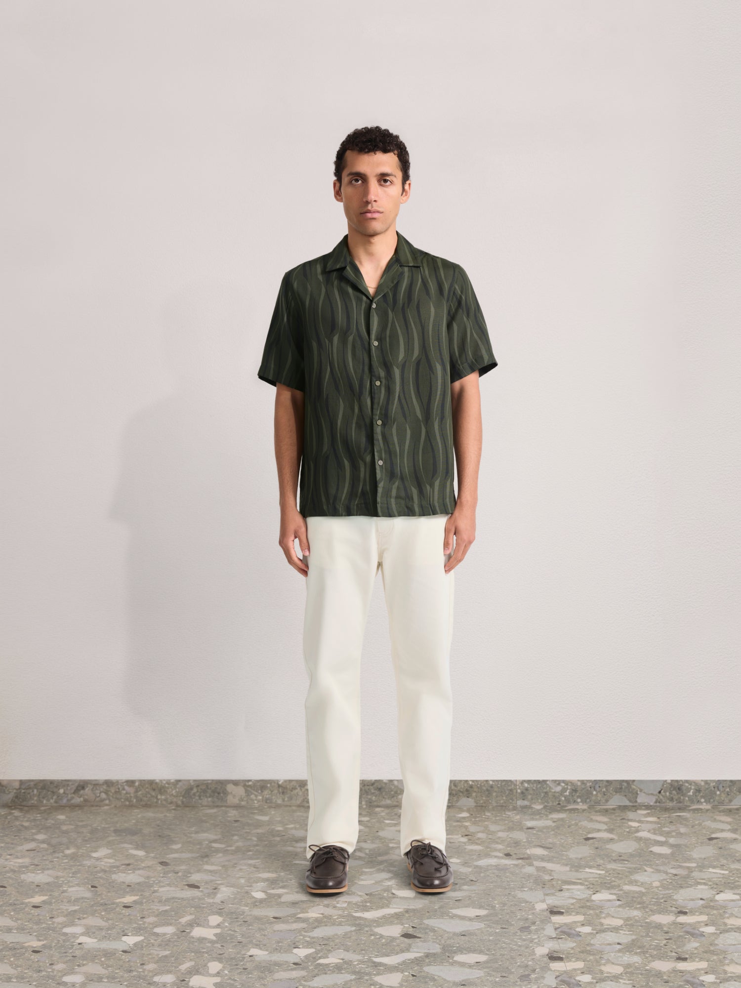 ROBERTO LINEN-BLEND SHIRT