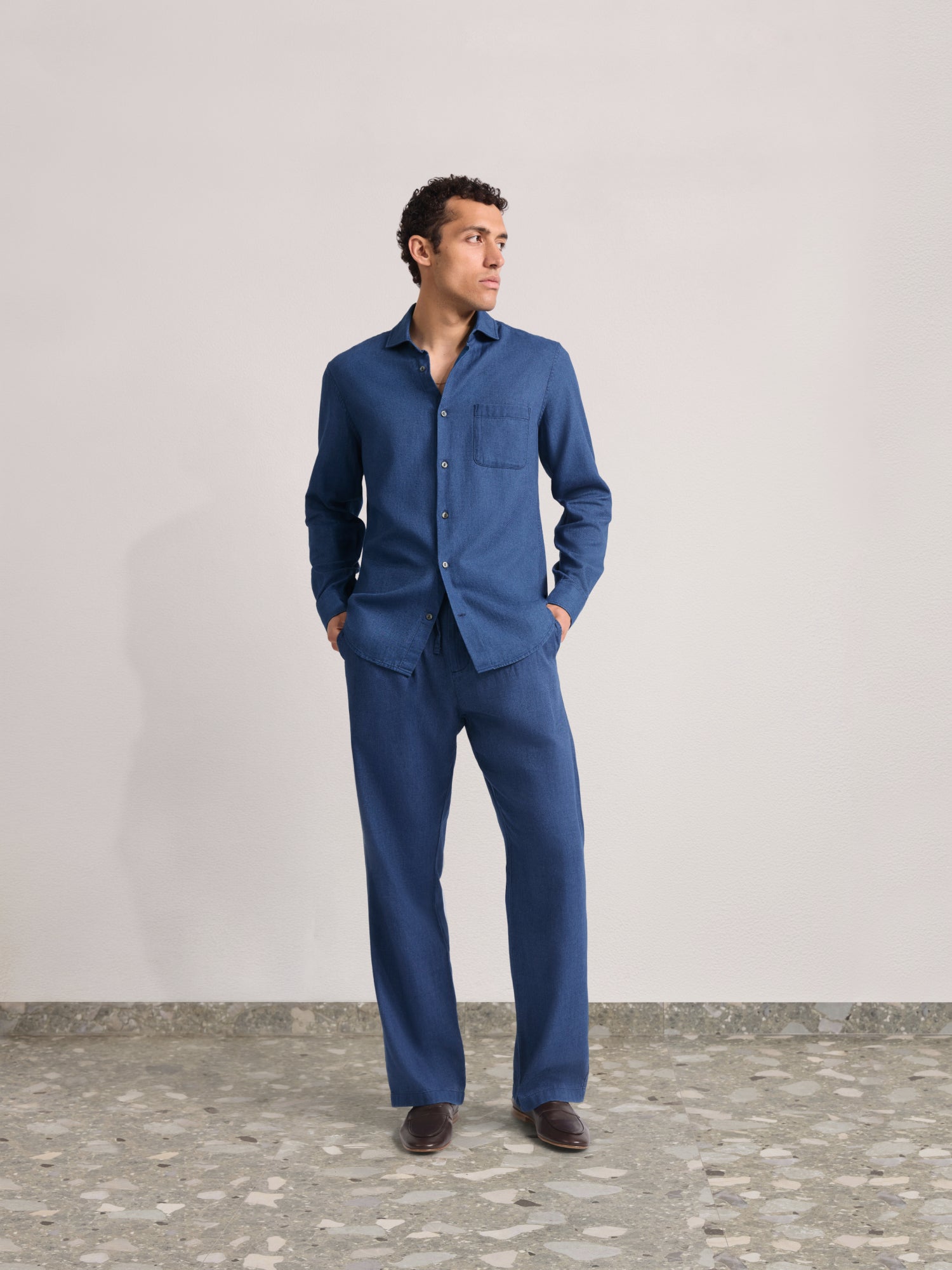 EMILIO COTTON TWILL SHIRT