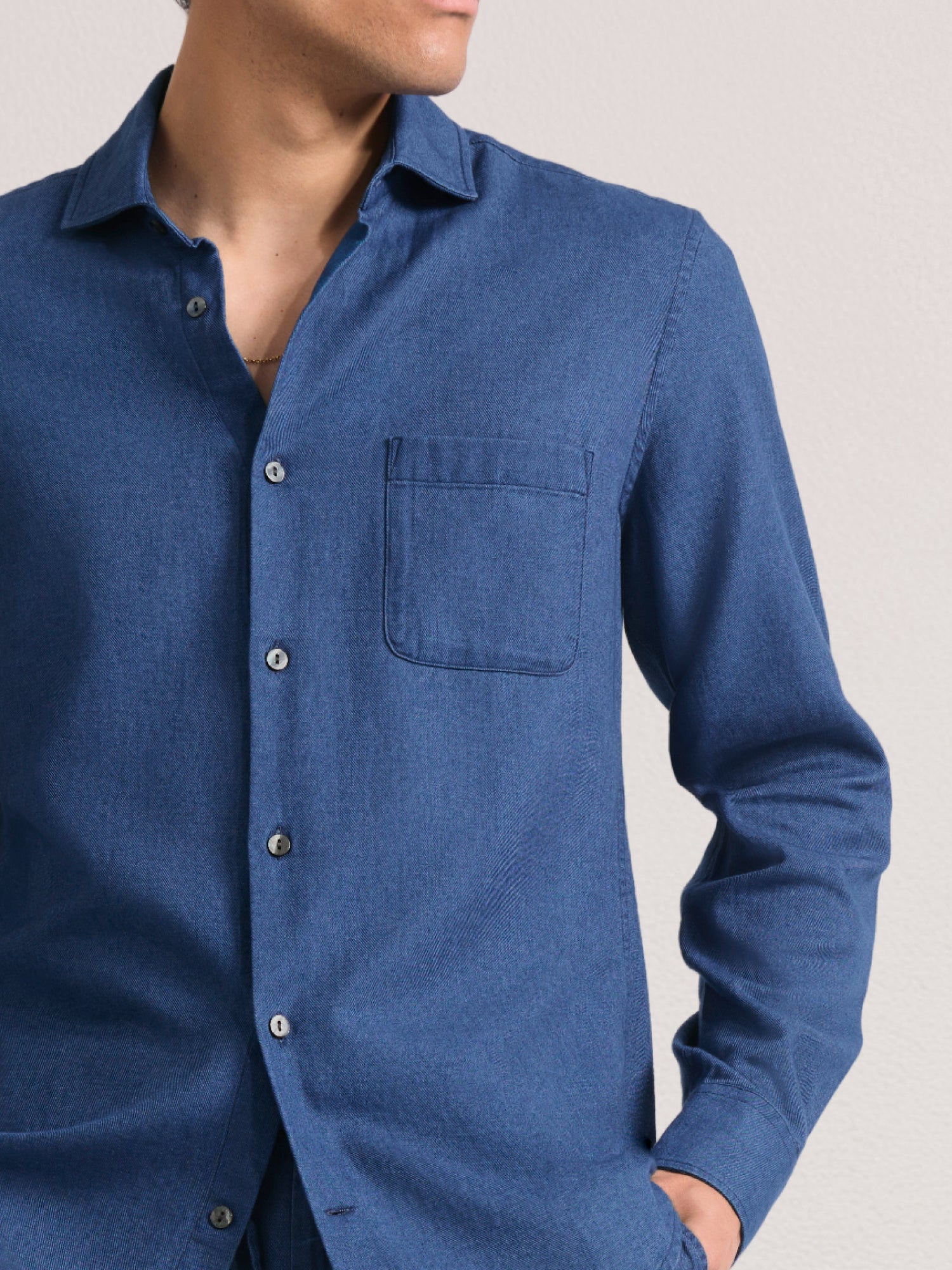 EMILIO COTTON TWILL SHIRT