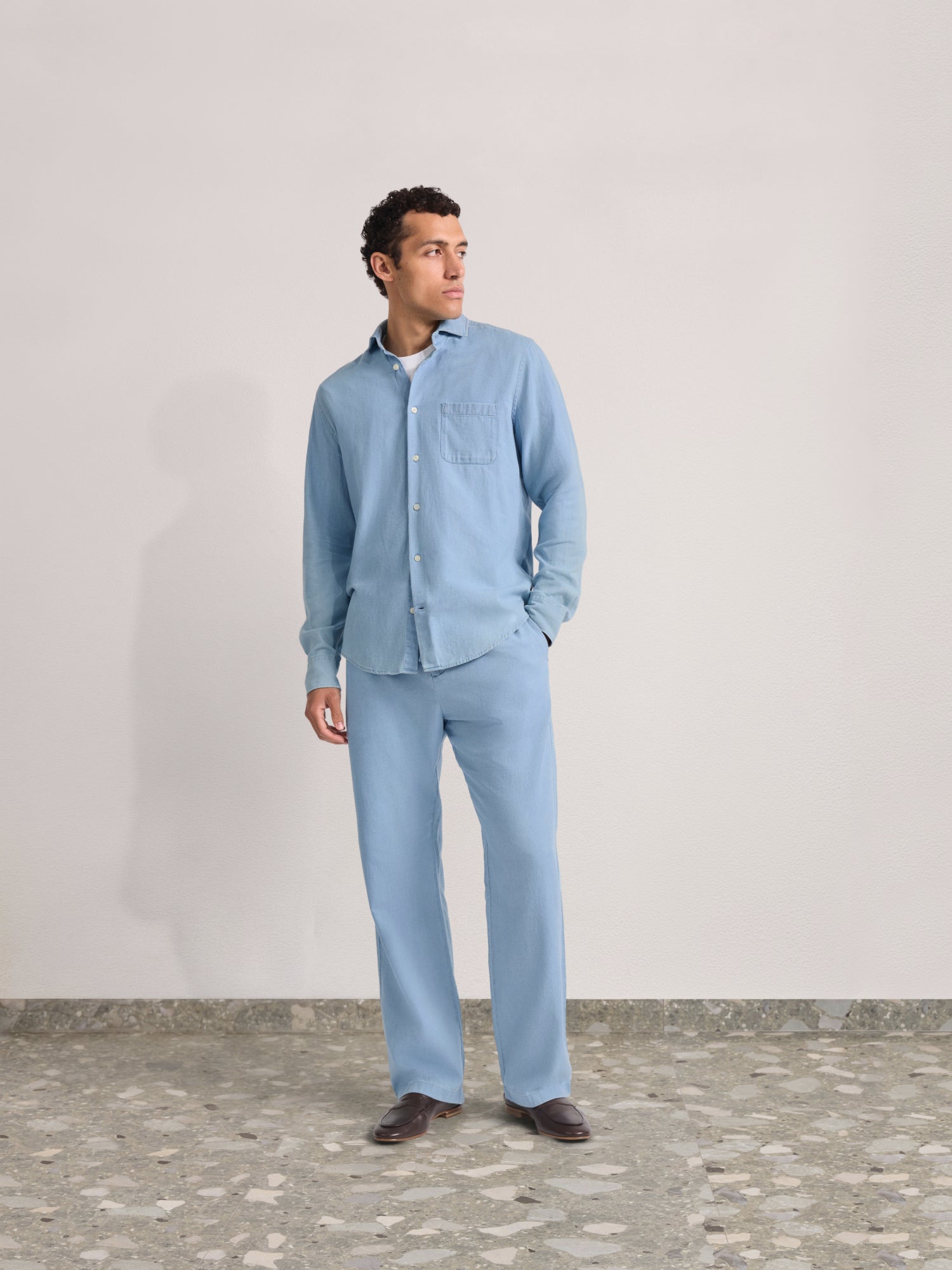 EMILIO COTTON TWILL SHIRT