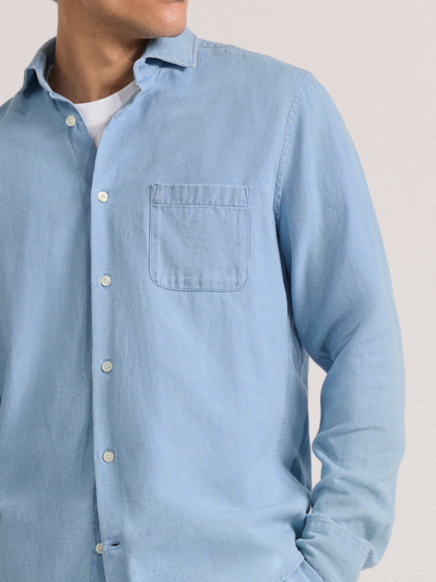 EMILIO COTTON TWILL SHIRT