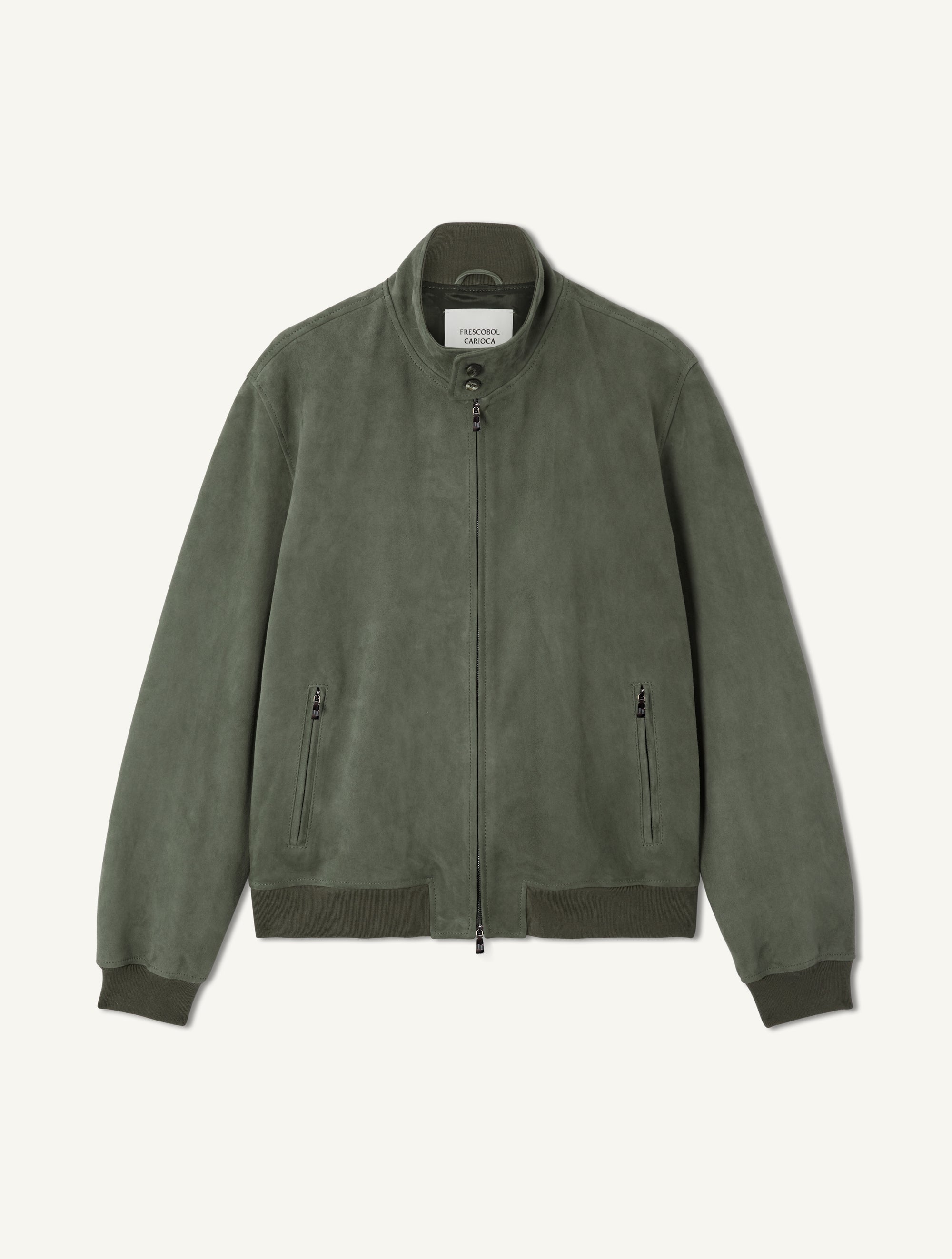 CANELA SUEDE BOMBER JACKET
