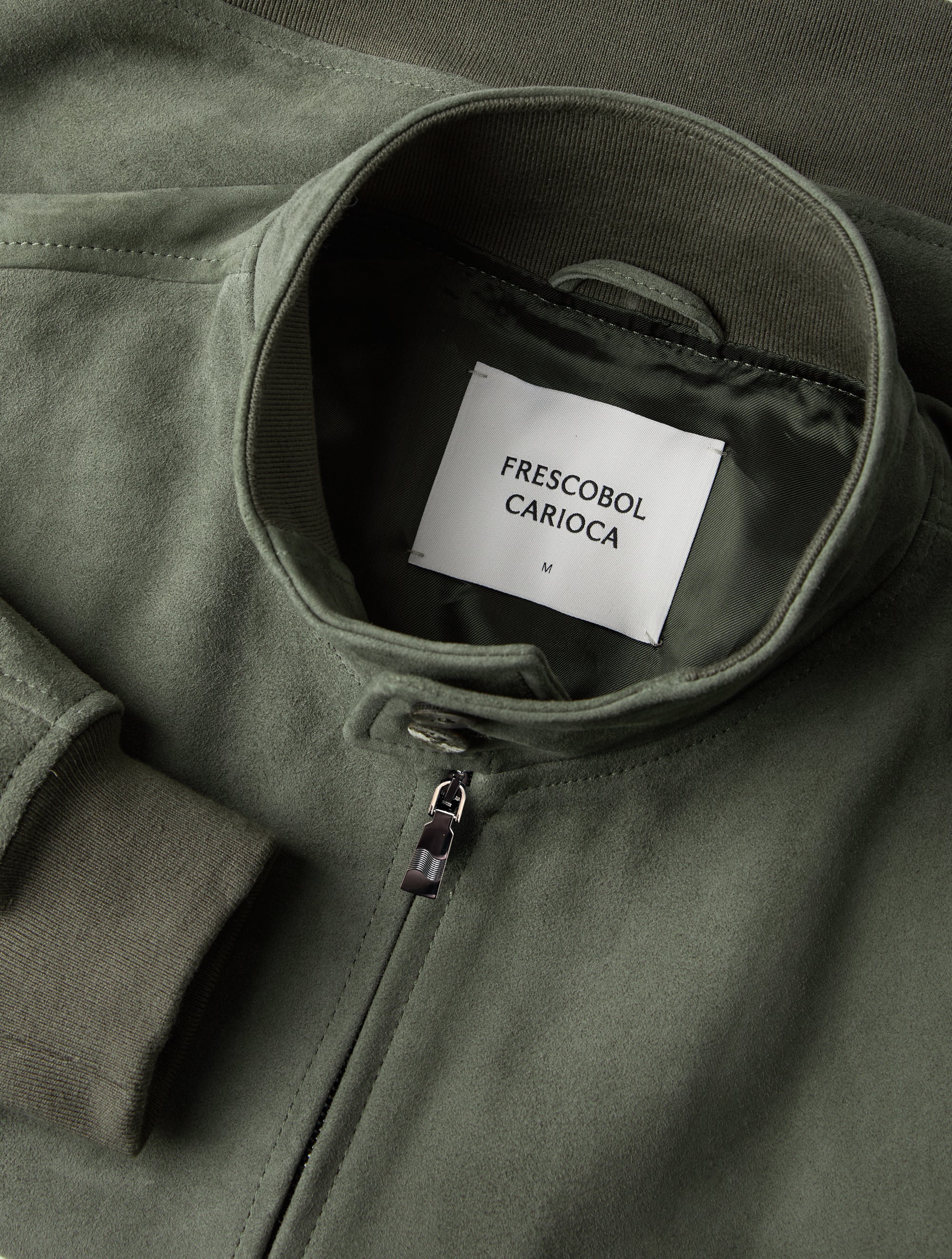 CANELA SUEDE BOMBER JACKET