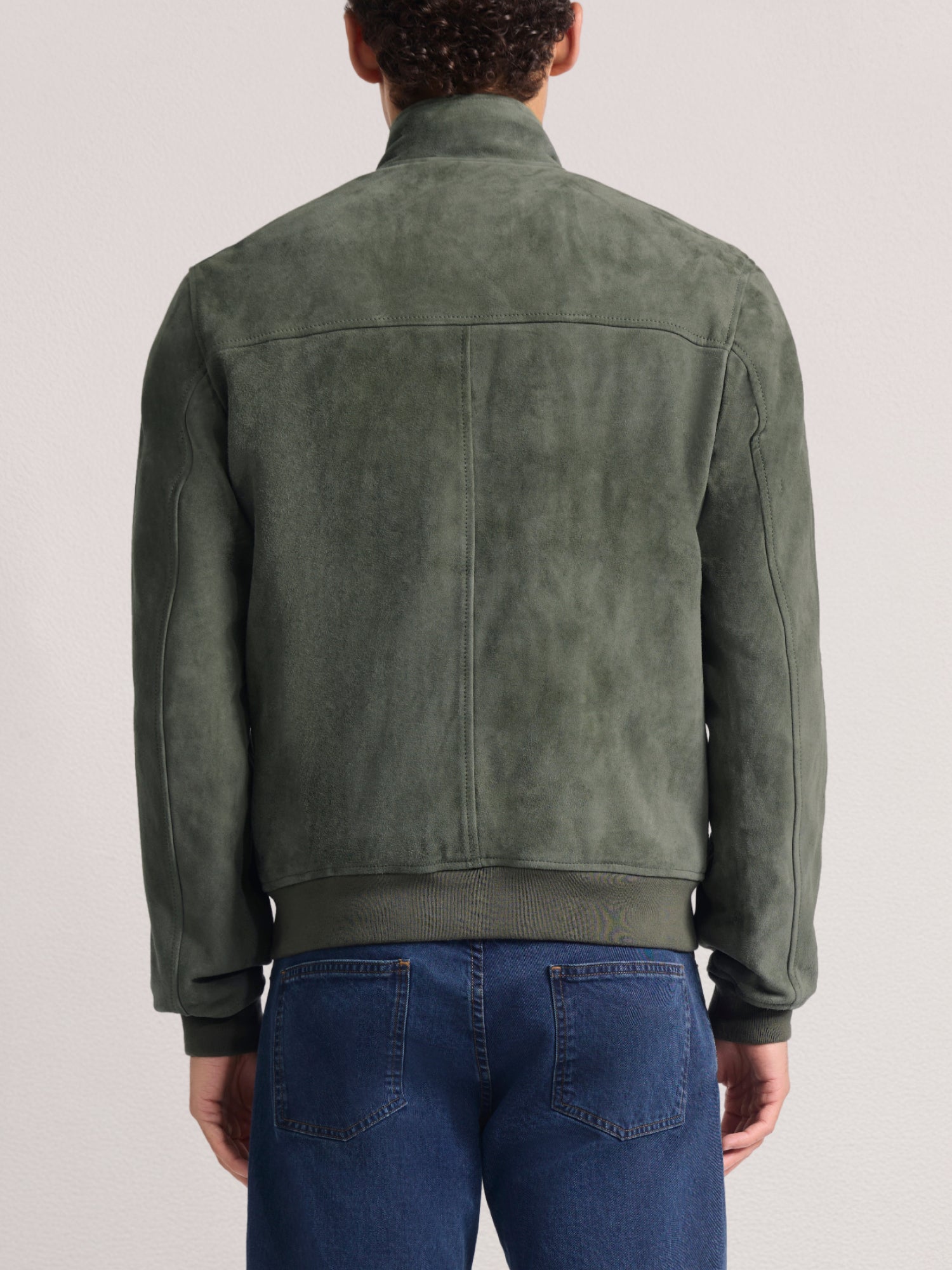 CANELA SUEDE BOMBER JACKET