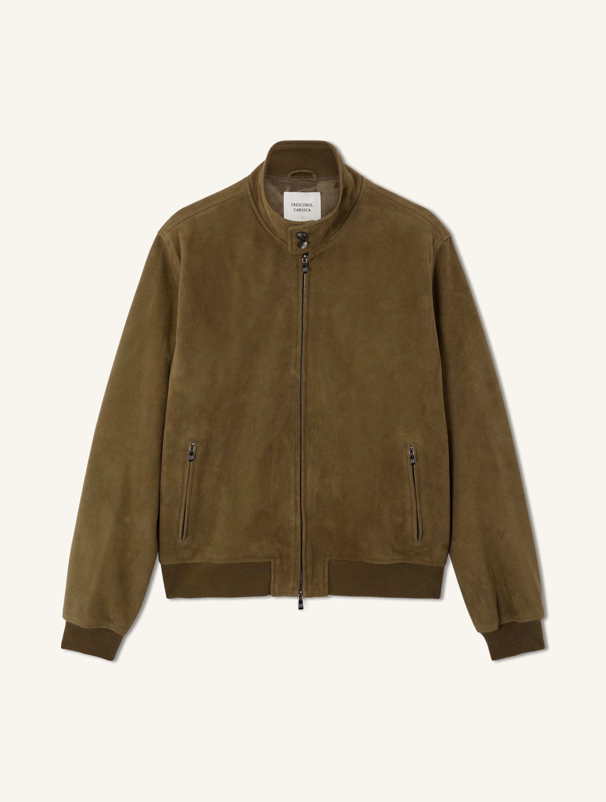 CANELA SUEDE BOMBER JACKET