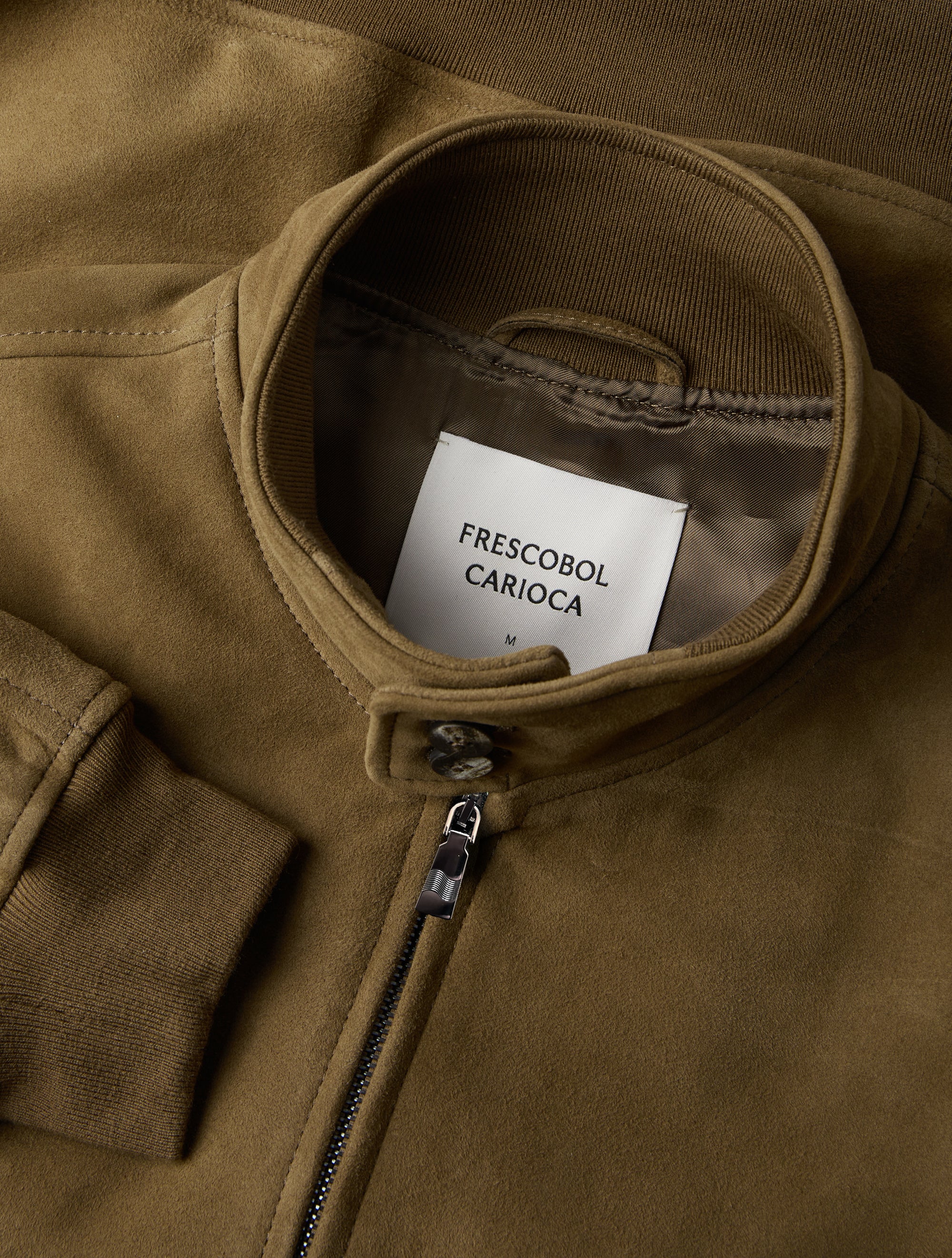 CANELA SUEDE BOMBER JACKET