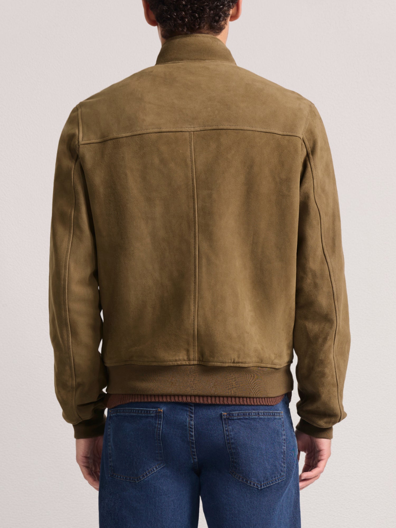 CANELA SUEDE BOMBER JACKET