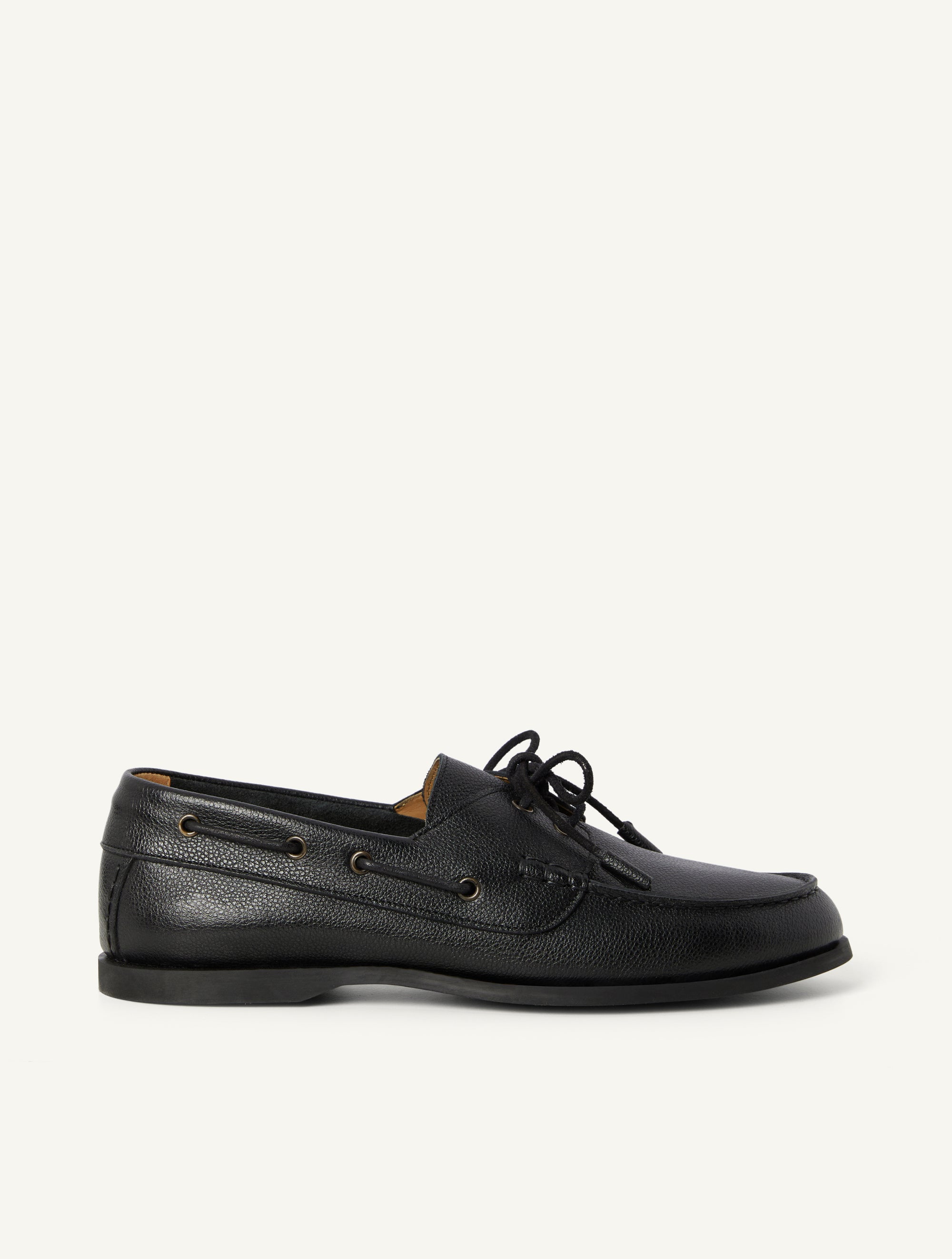 MARINA LEATHER DECK SHOE