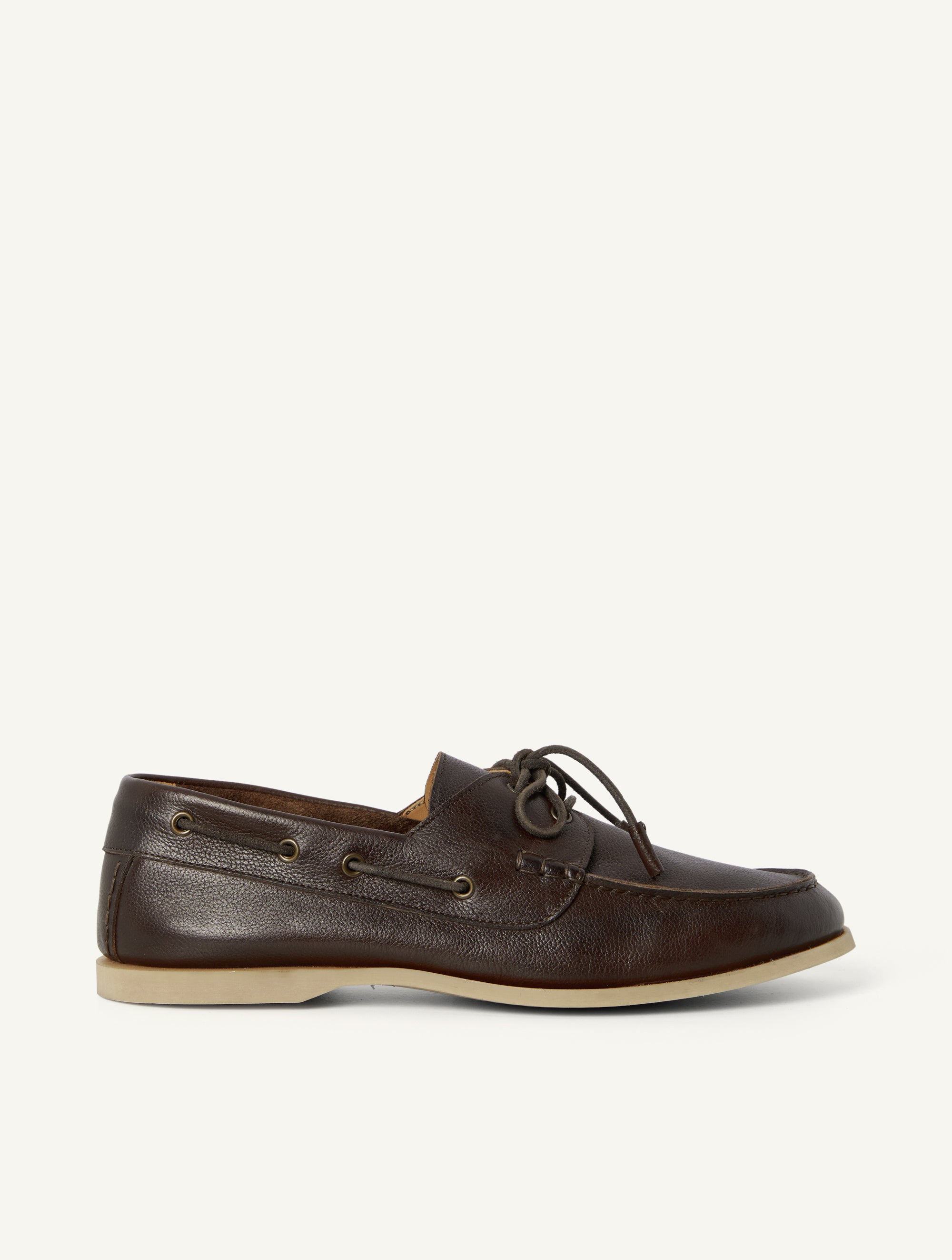 MARINA LEATHER DECK SHOE