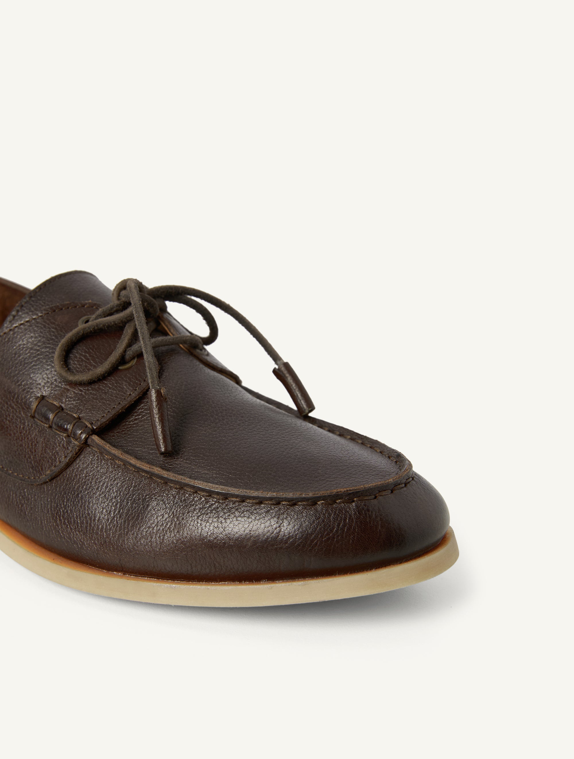 MARINA LEATHER DECK SHOE