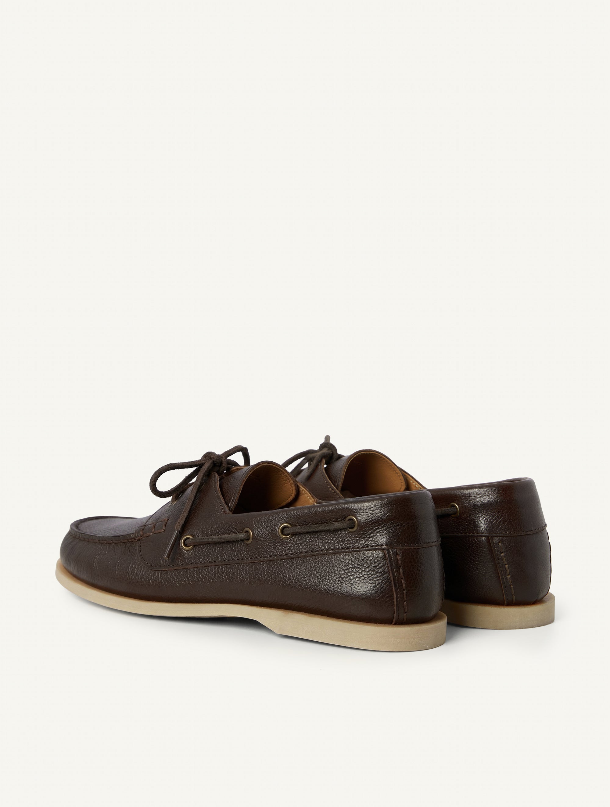 MARINA LEATHER DECK SHOE