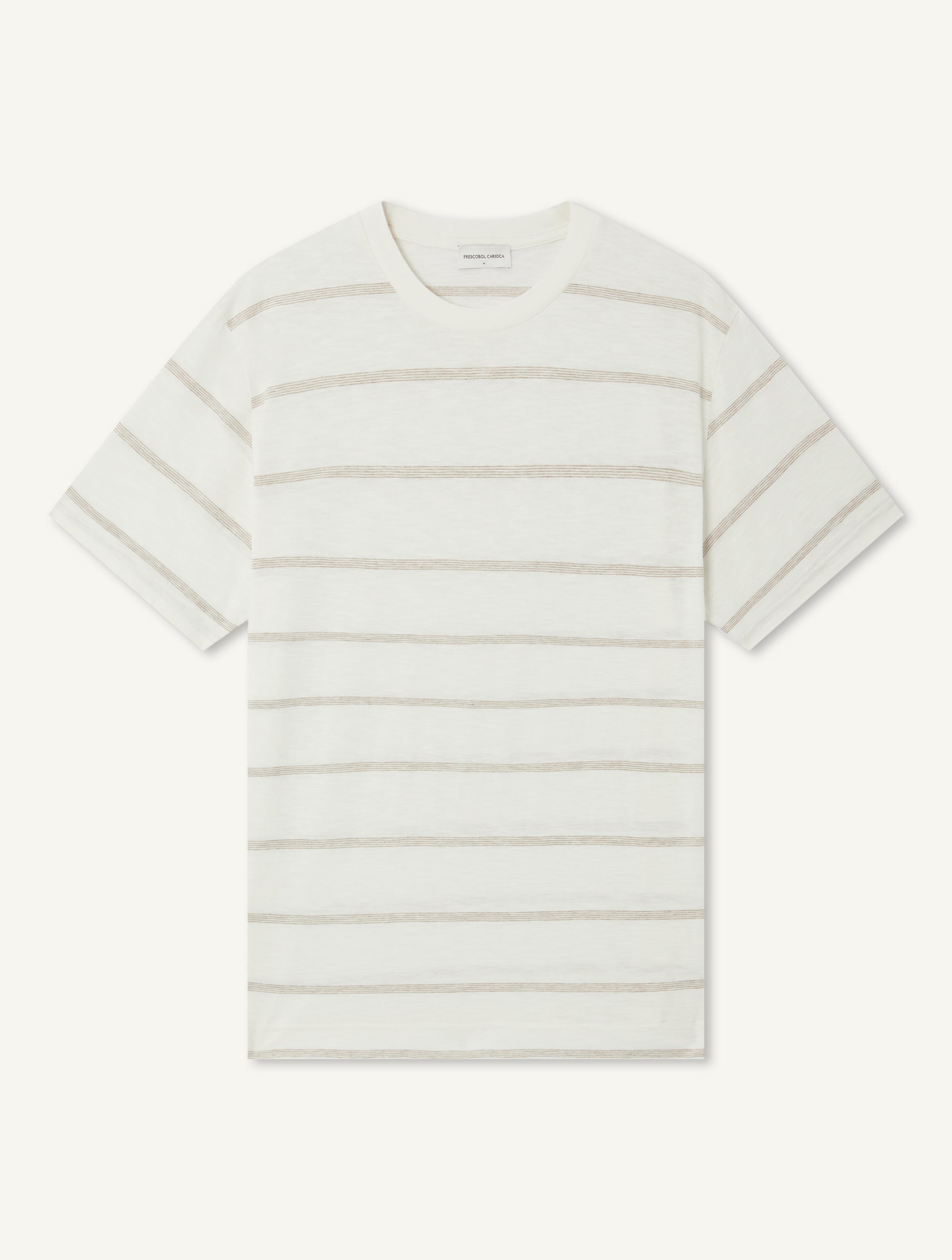 DINIS STRIPED COTTON T-SHIRT