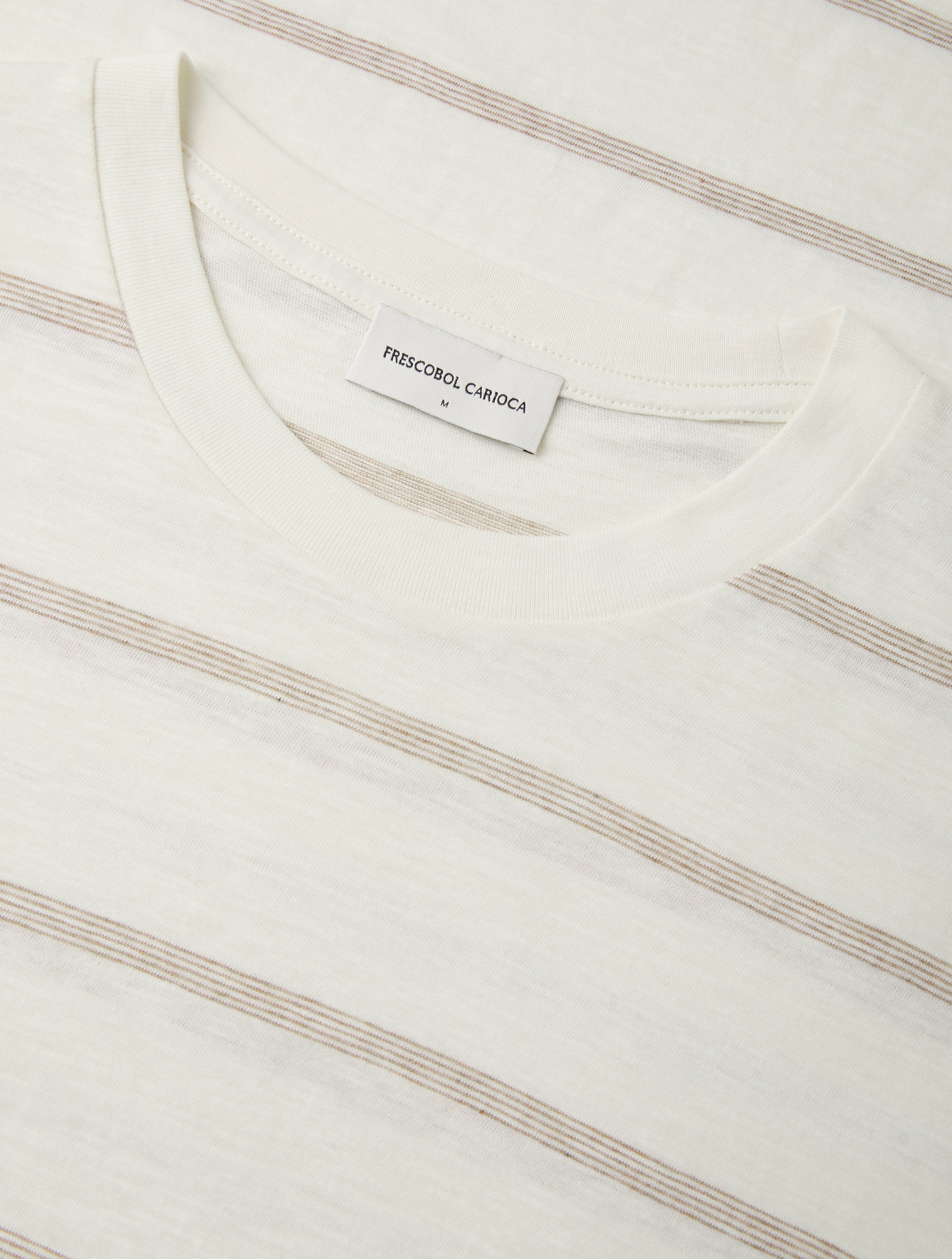 DINIS STRIPED COTTON T-SHIRT