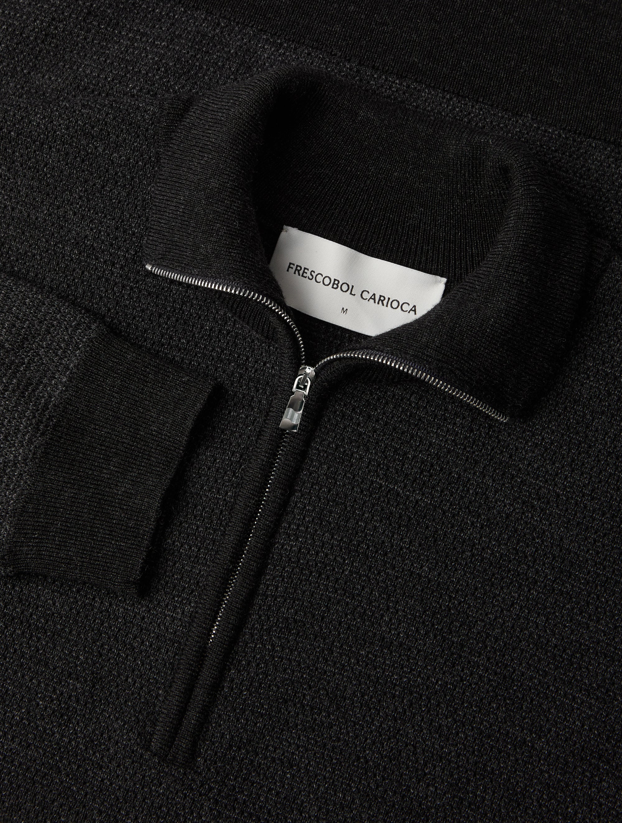 HEITOR MERINO WOOL QUARTER ZIP