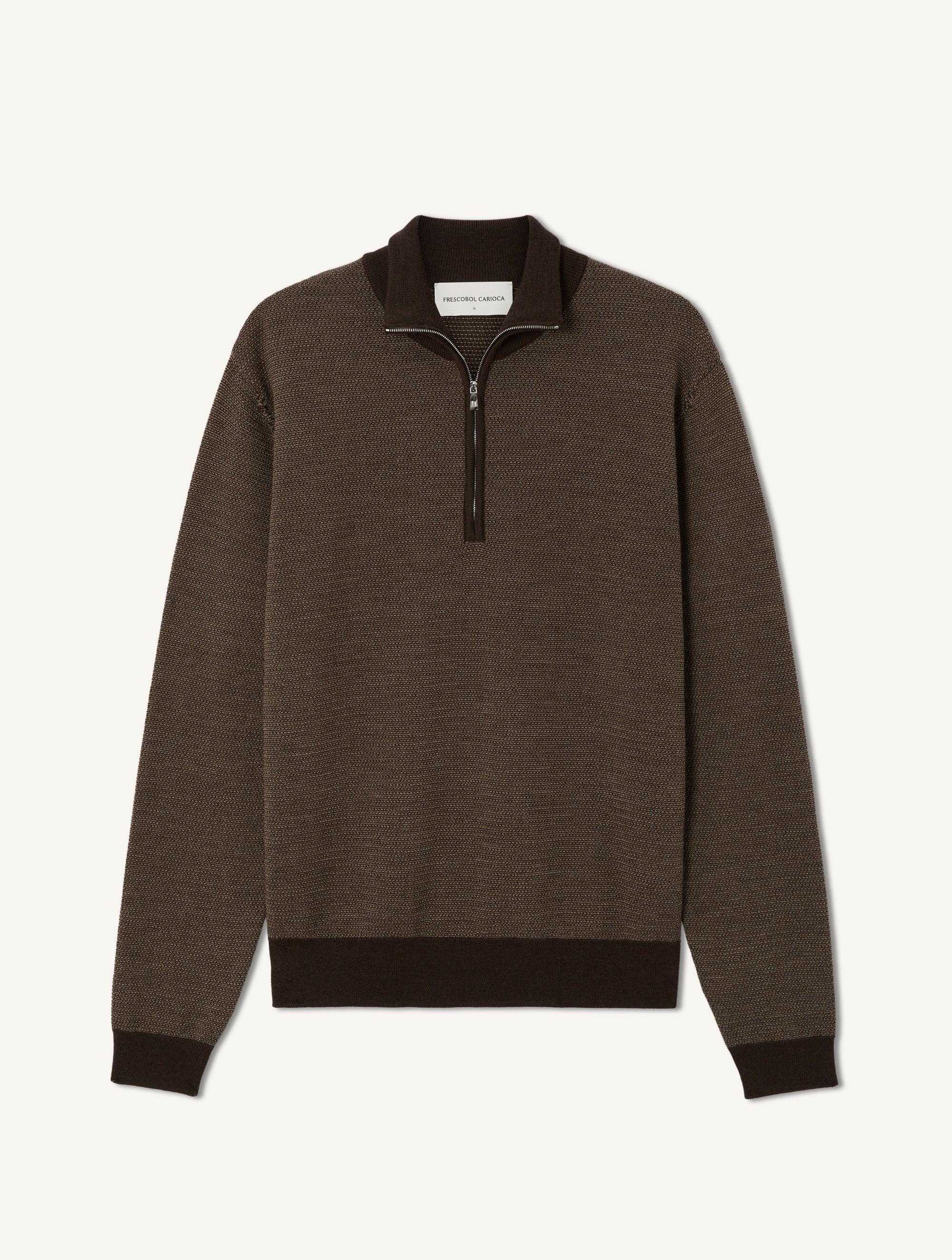 HEITOR MERINO WOOL QUARTER ZIP