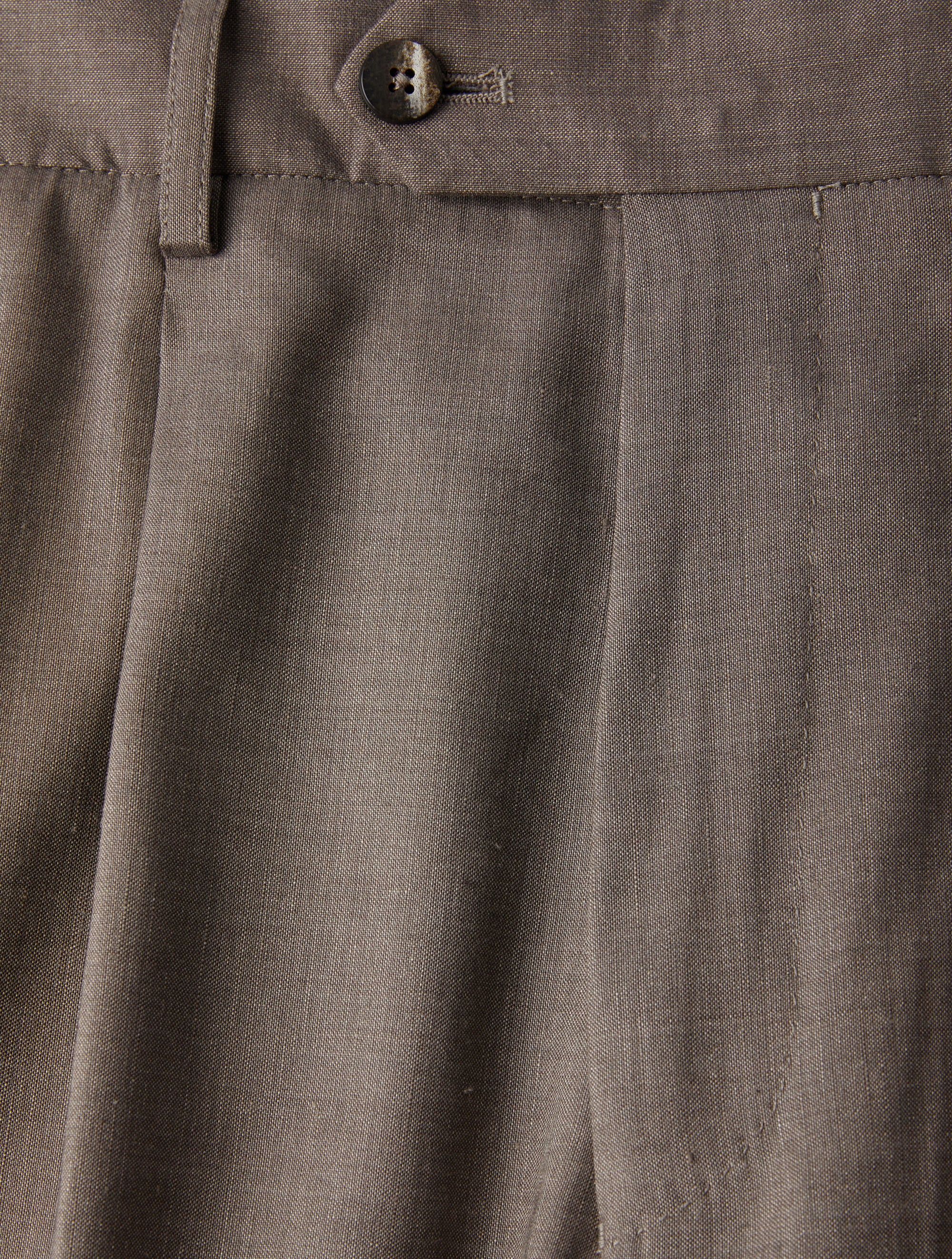 AFFONSO LINEN-WOOL TROUSERS