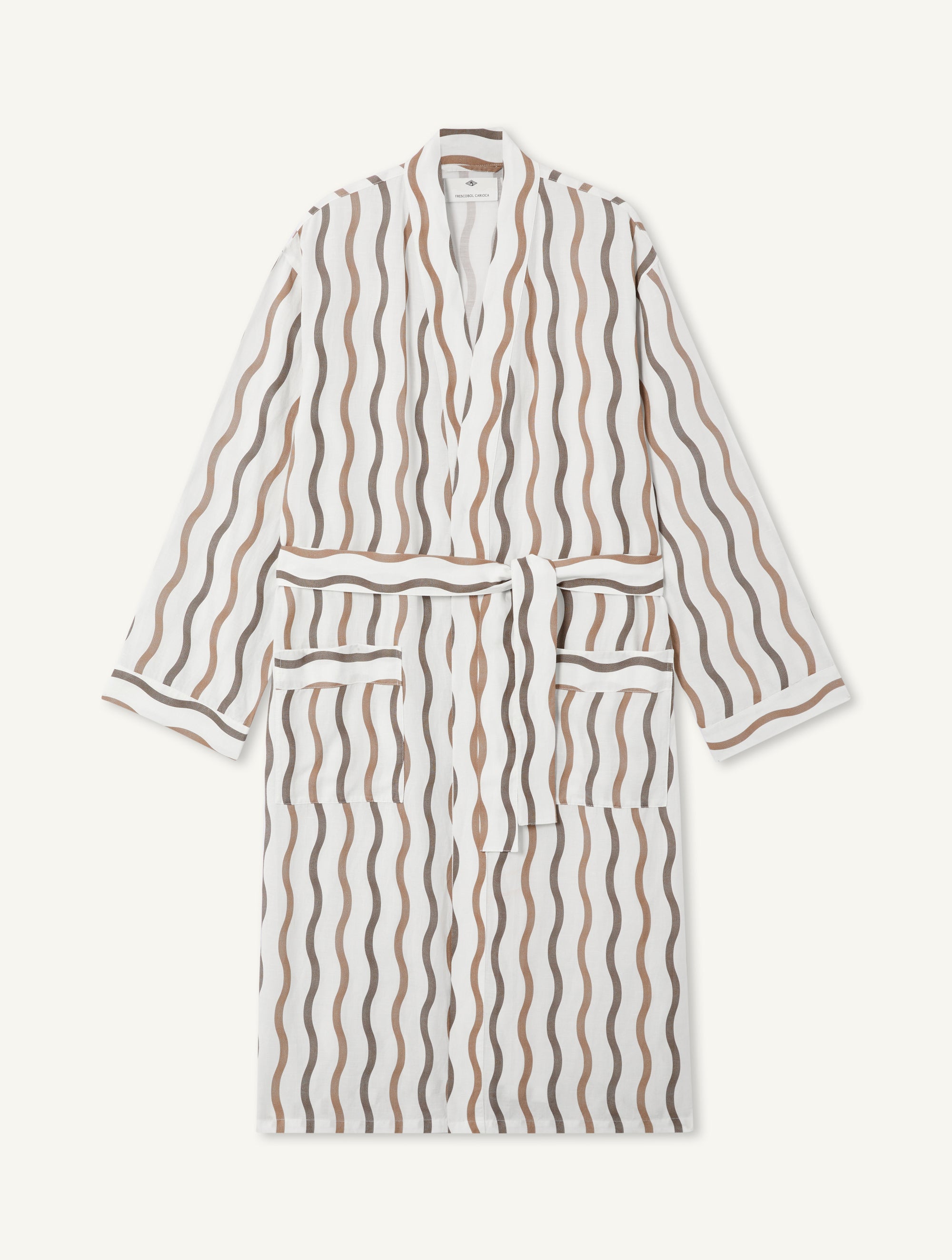 LA MARZOCCO TEFE LINEN-BLEND ROBE