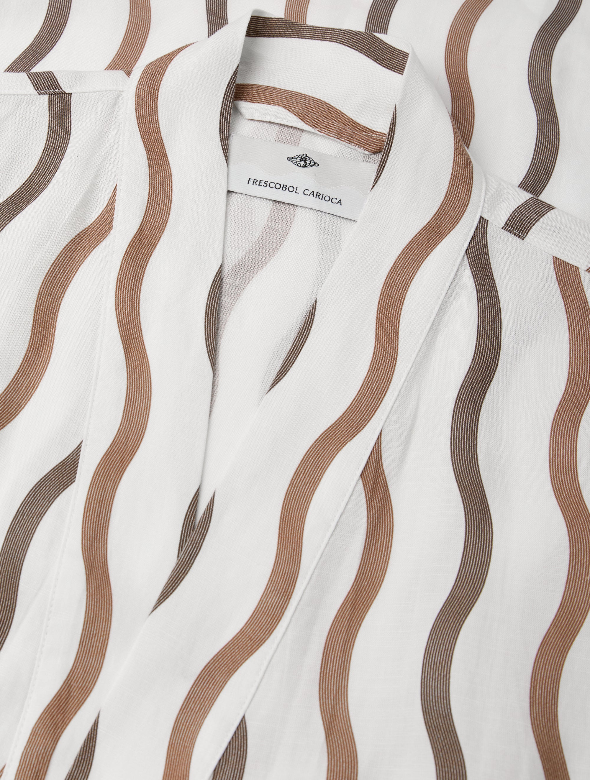 LA MARZOCCO TEFE LINEN-BLEND ROBE