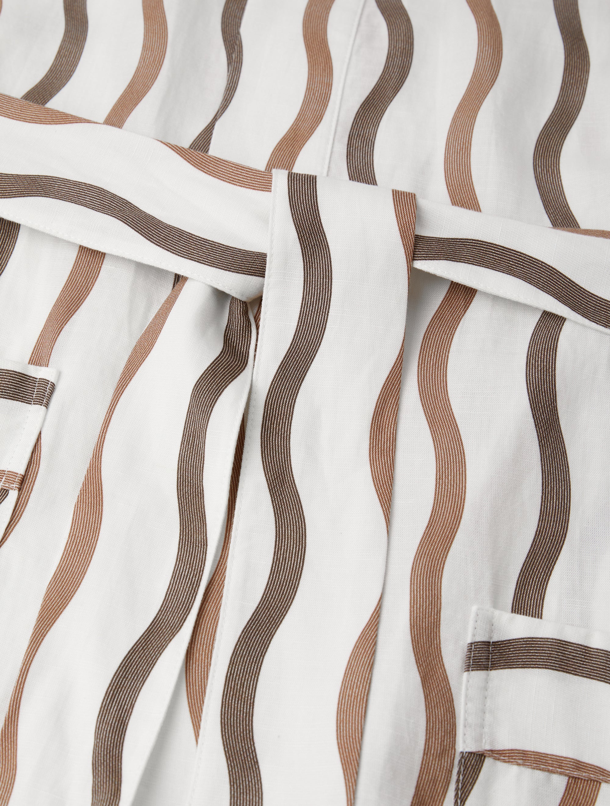 LA MARZOCCO TEFE LINEN-BLEND ROBE