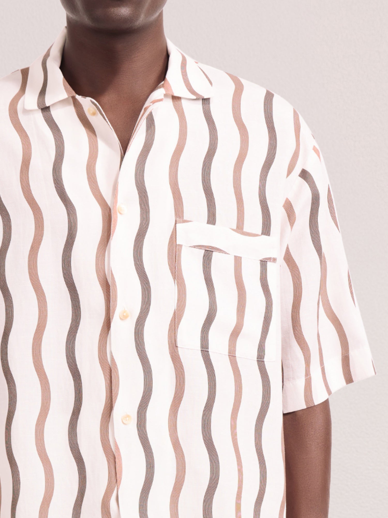 LA MARZOCCO CASSIO LINEN-BLEND PYJAMA SHIRT