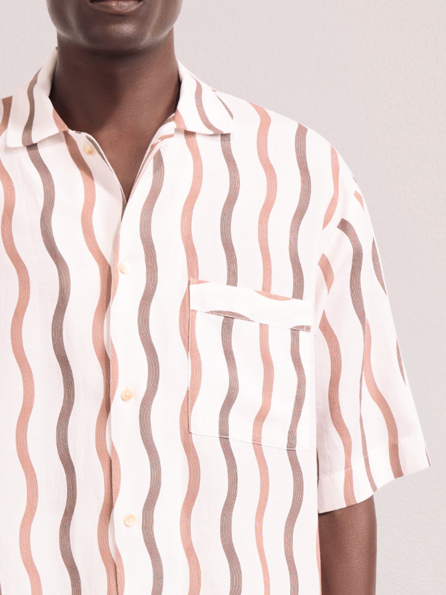 LA MARZOCCO CASSIO LINEN-BLEND PYJAMA SHIRT