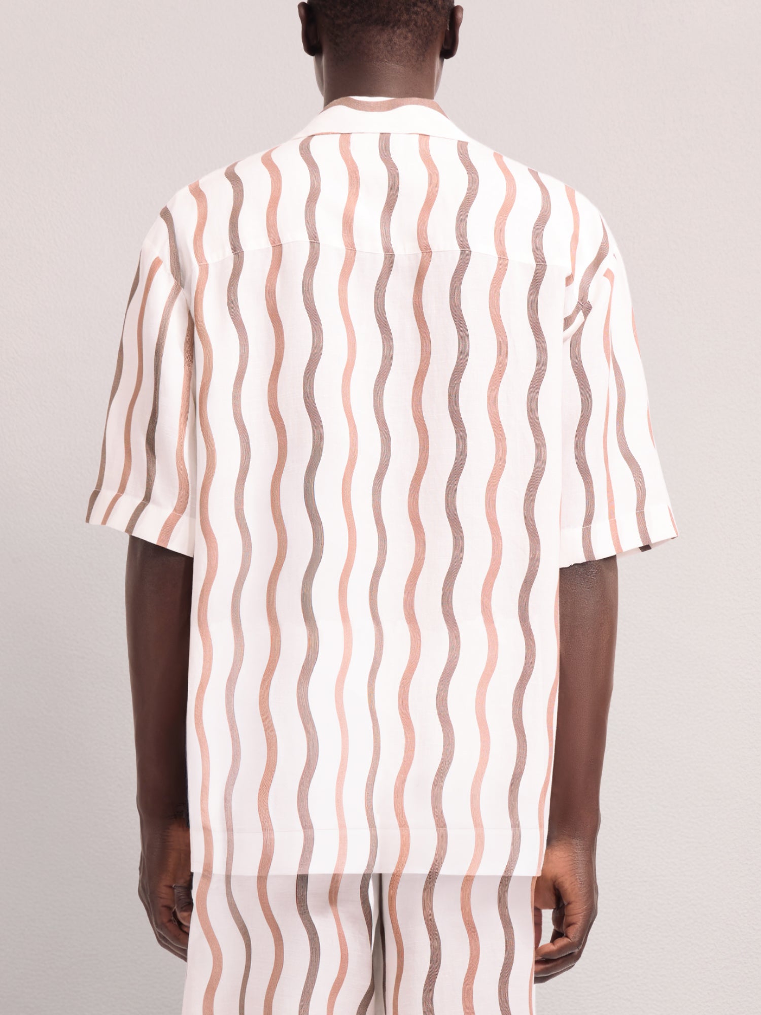 LA MARZOCCO CASSIO LINEN-BLEND PYJAMA SHIRT