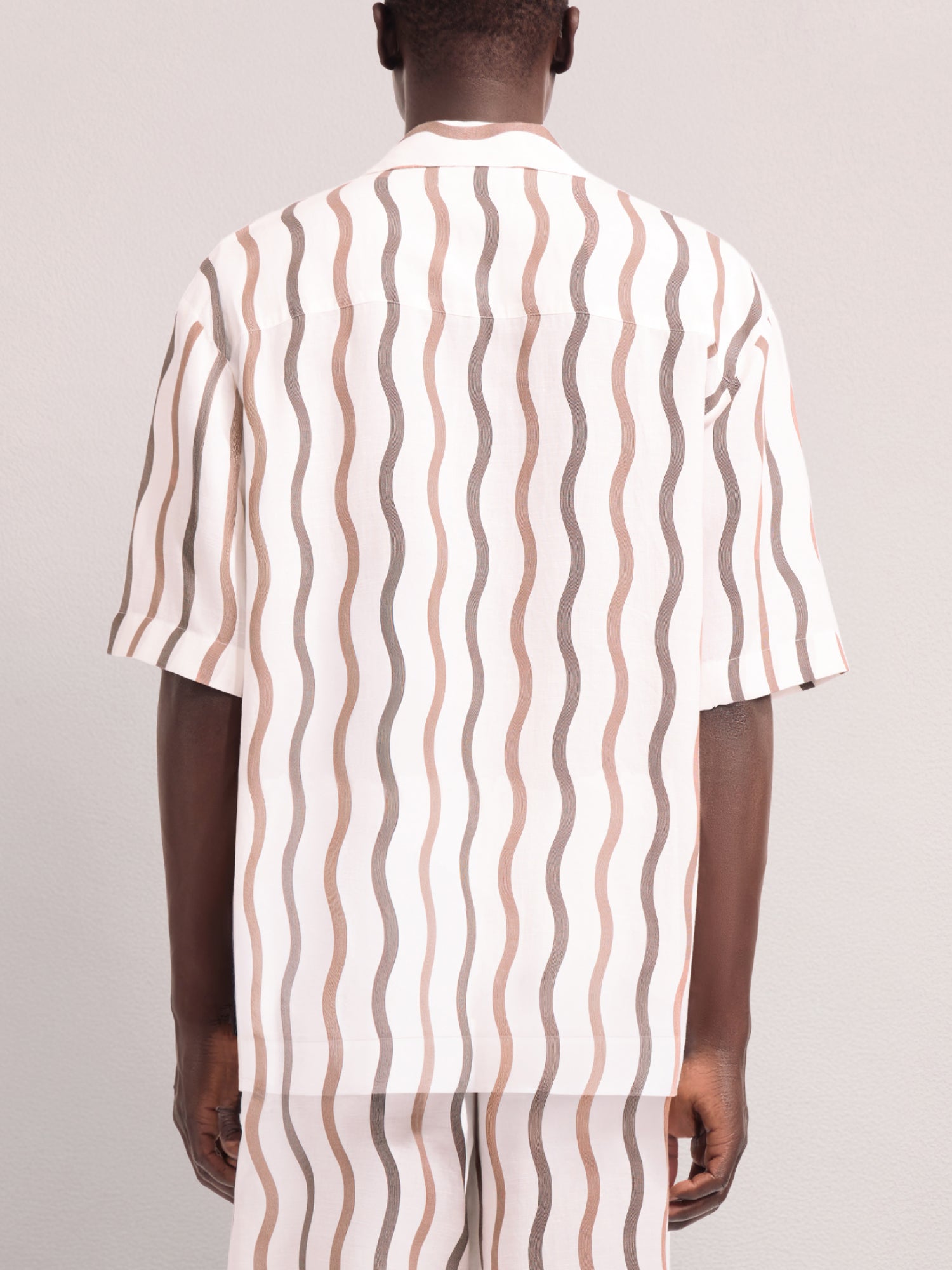 LA MARZOCCO CASSIO LINEN-BLEND PYJAMA SHIRT