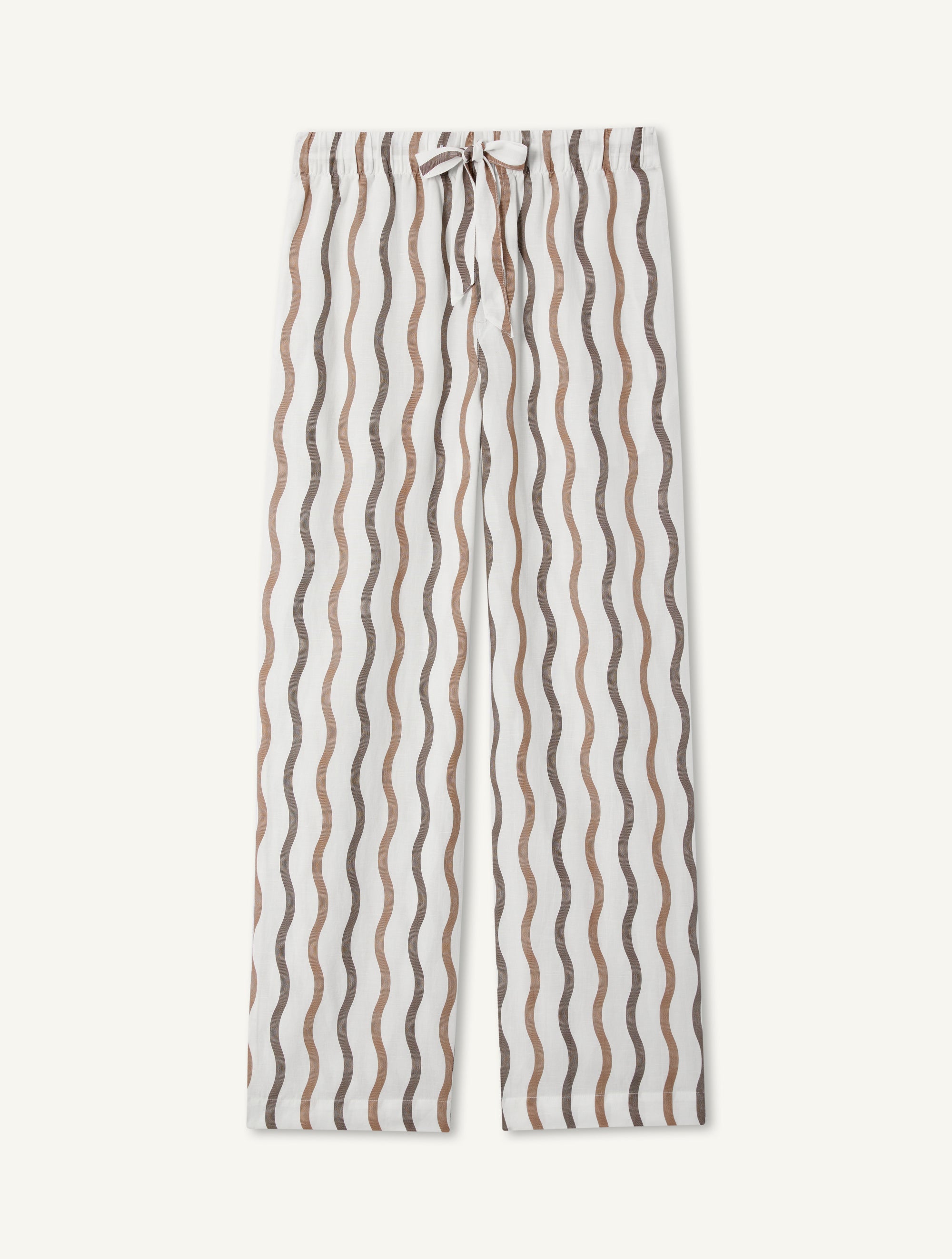 LA MARZOCCO DELFINO LINEN-BLEND PYJAMA TROUSERS