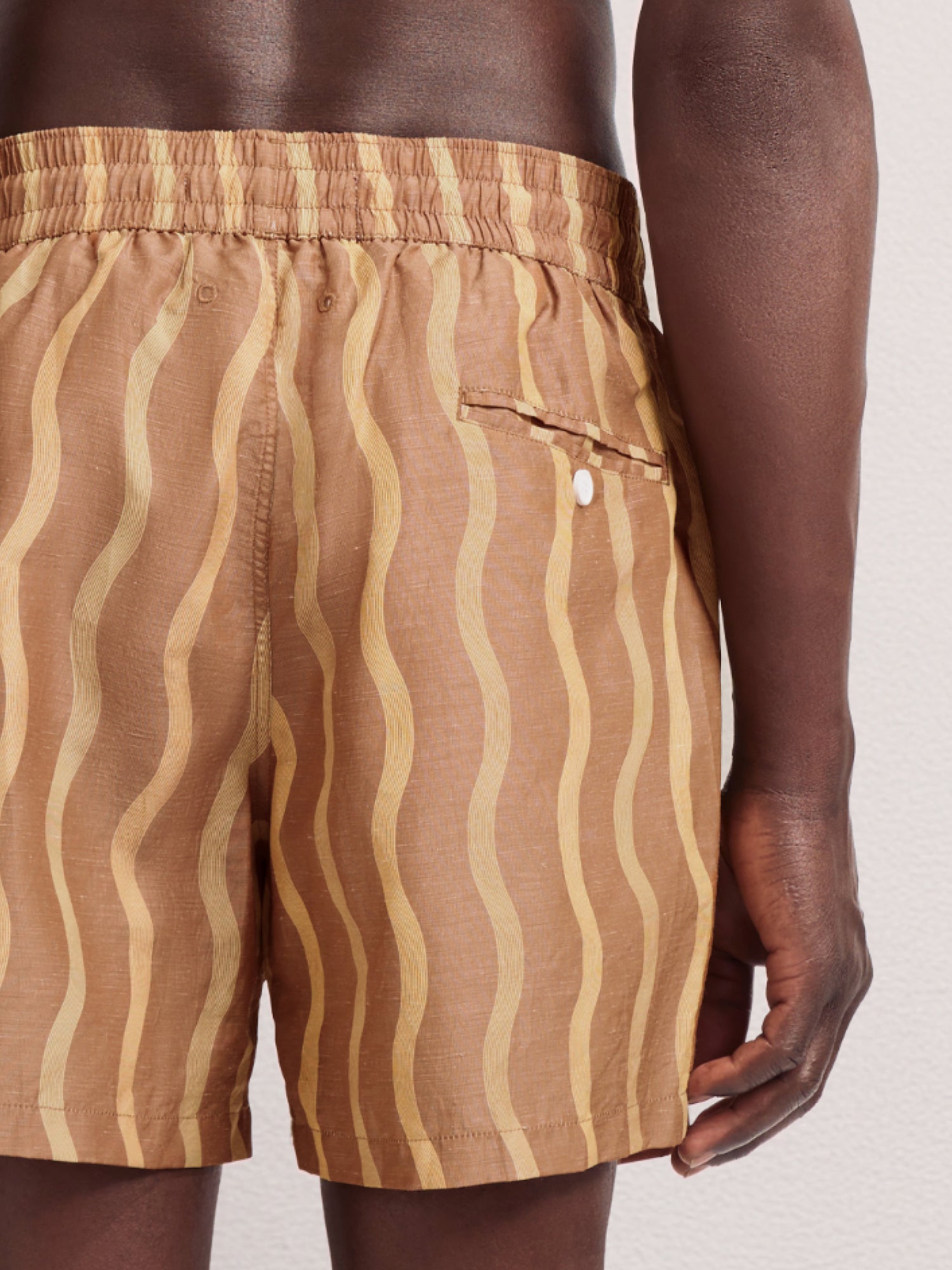 LA MARZOCCO RIO SPORT LINEN-BLEND CABANA SWIM