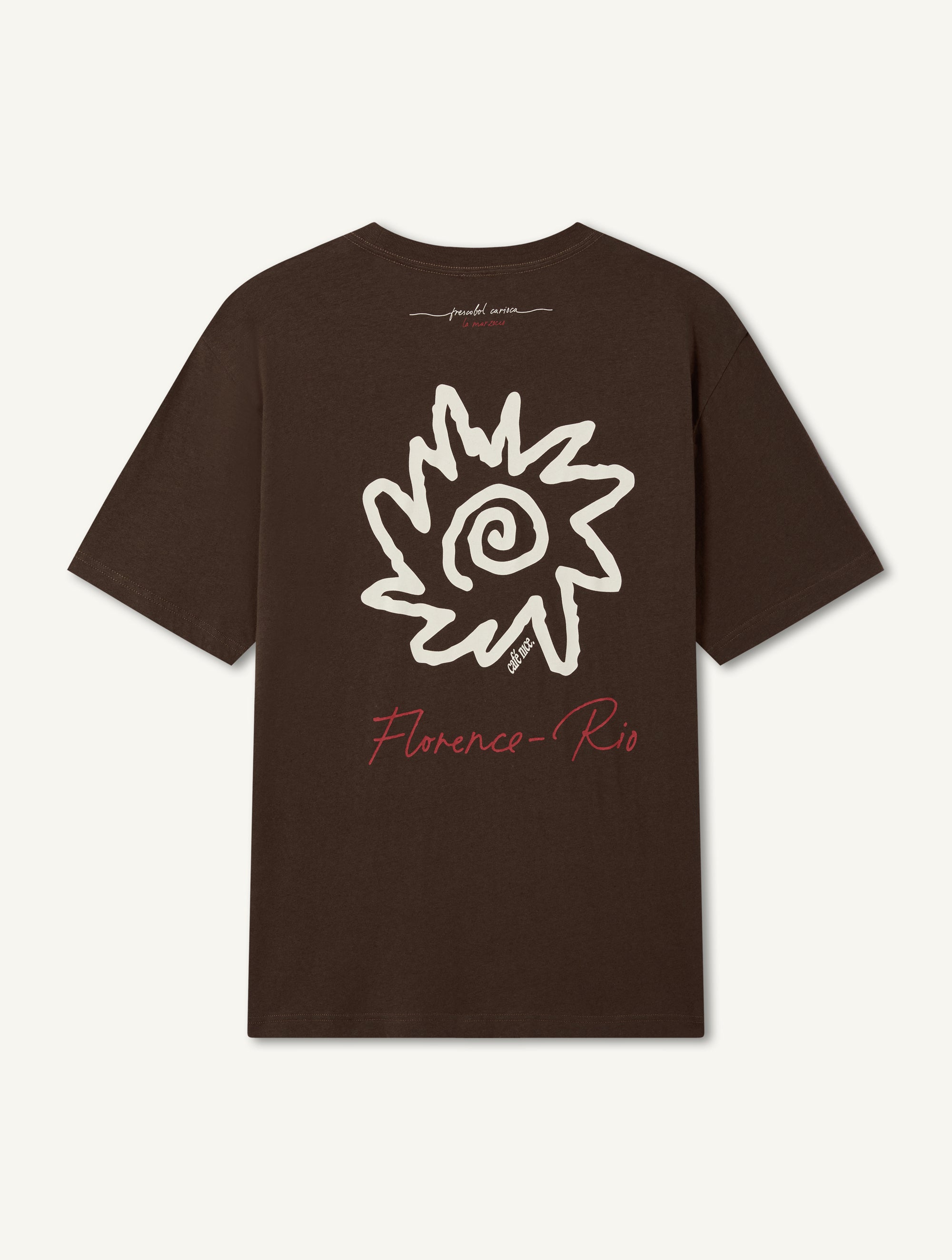 LA MARZOCCO DINIS COTTON-LINEN T-SHIRT