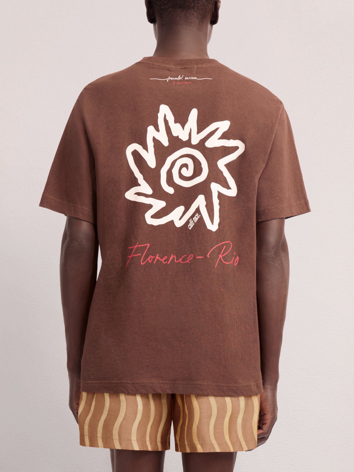 LA MARZOCCO DINIS COTTON-LINEN T-SHIRT
