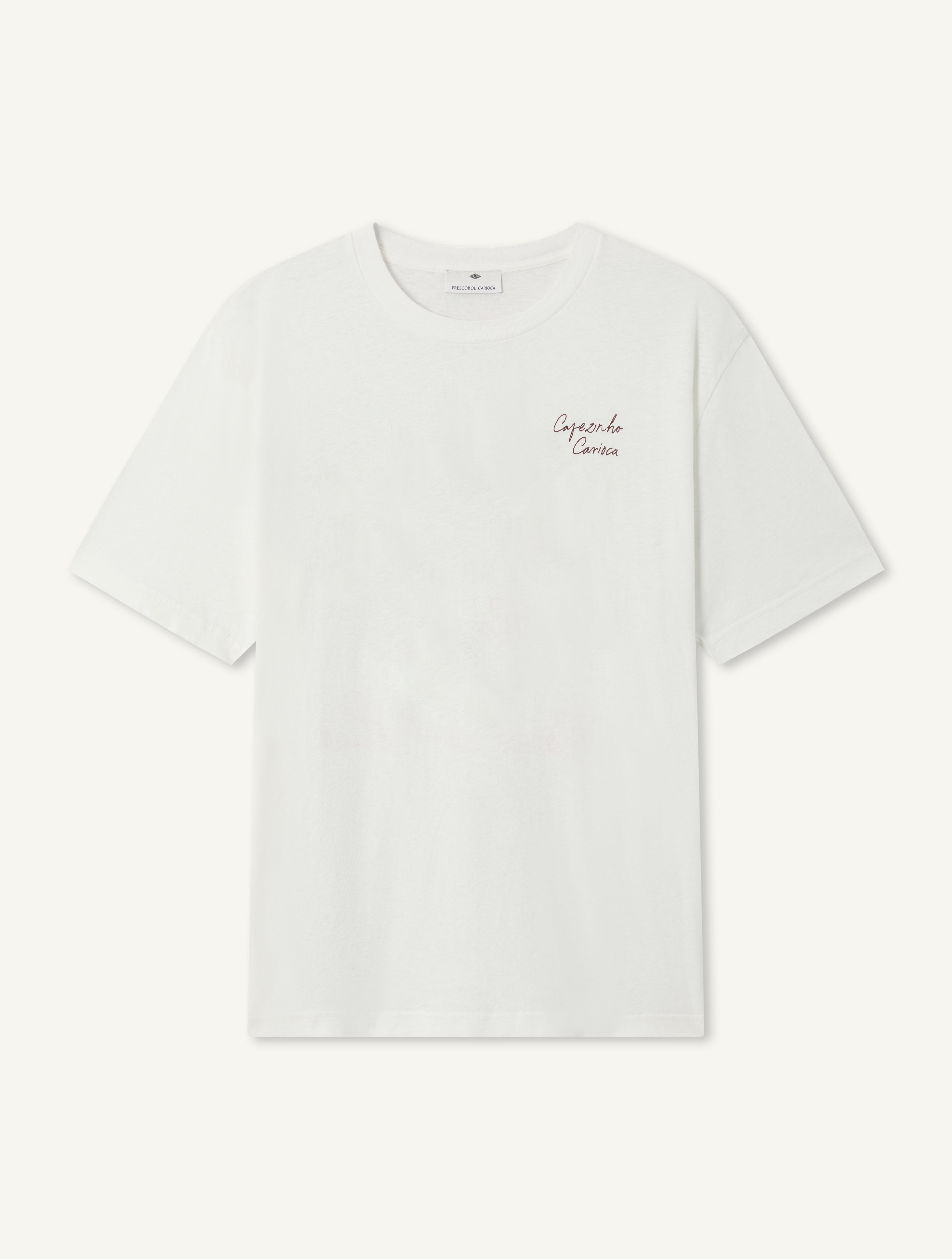 LA MARZOCCO DINIS COTTON-LINEN T-SHIRT