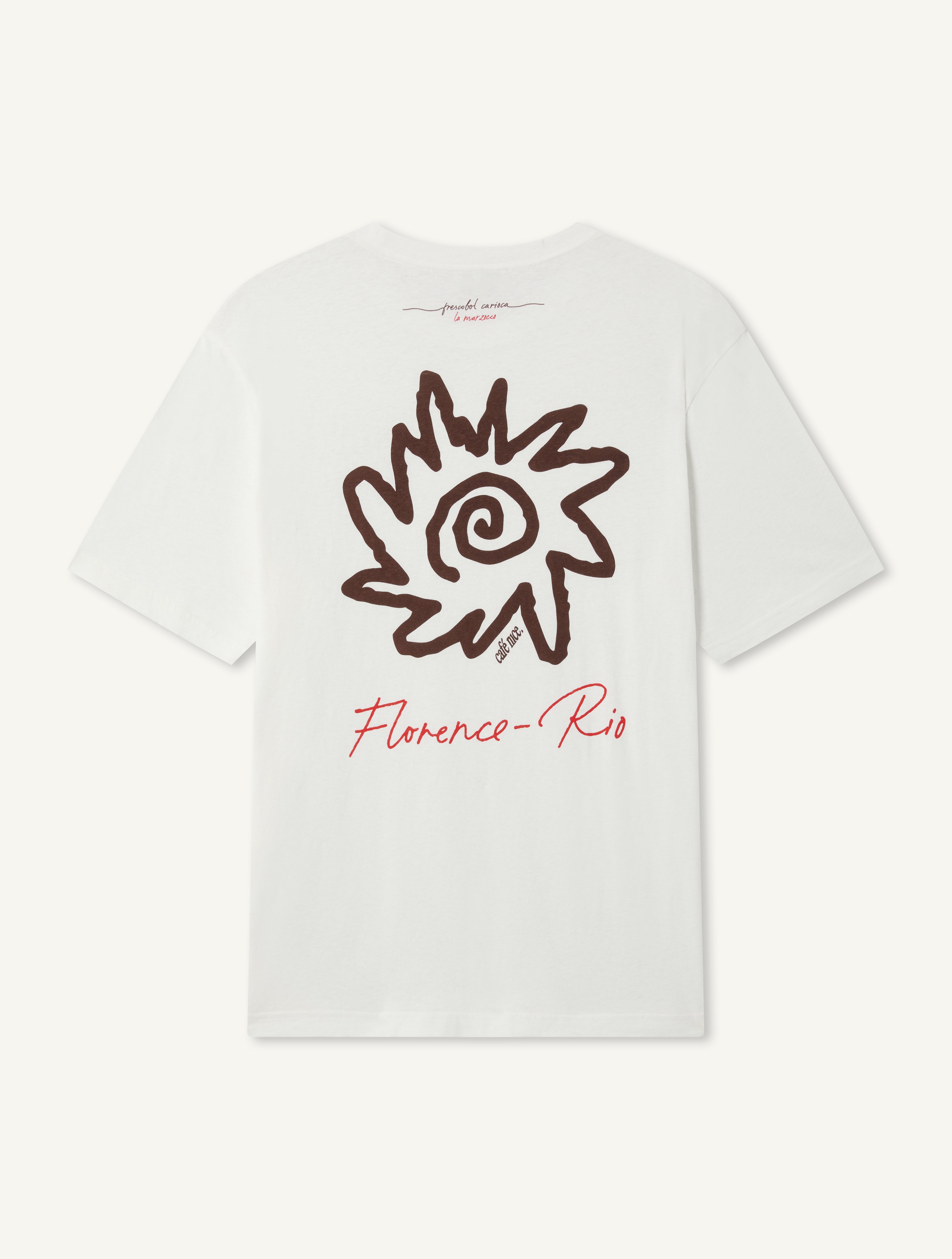 LA MARZOCCO DINIS COTTON-LINEN T-SHIRT